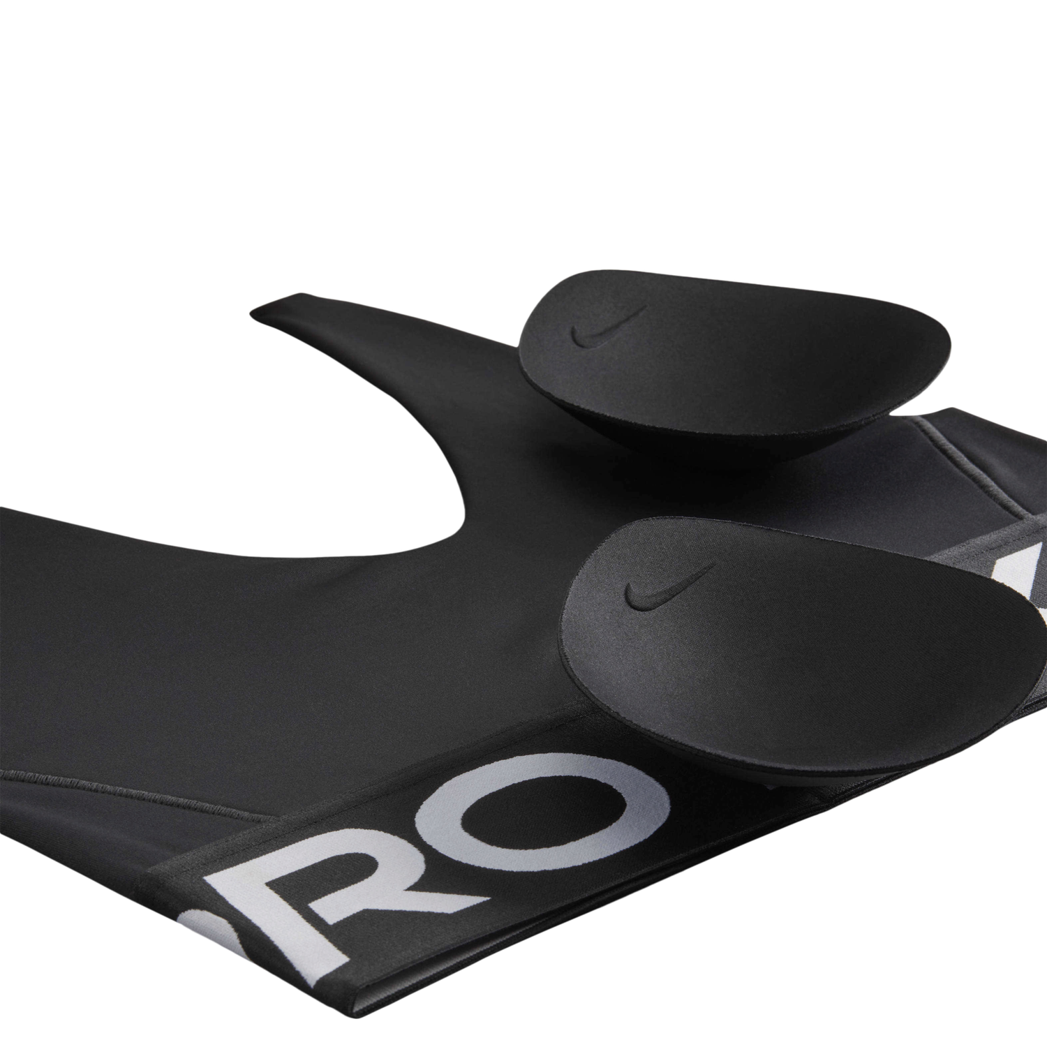 Nike Pro Indy Plunge Bra Bold - Women's - Black/White/White