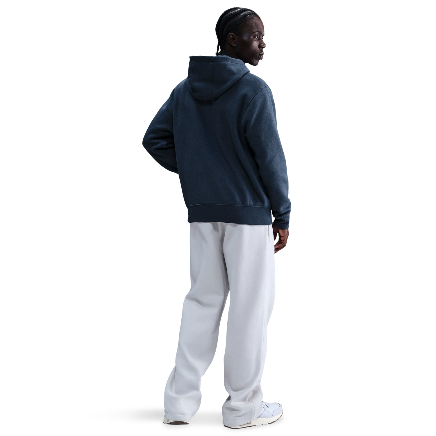 Nike BTS Basketball Pullover Hoodie - Men's - Thunder Blue/Sail