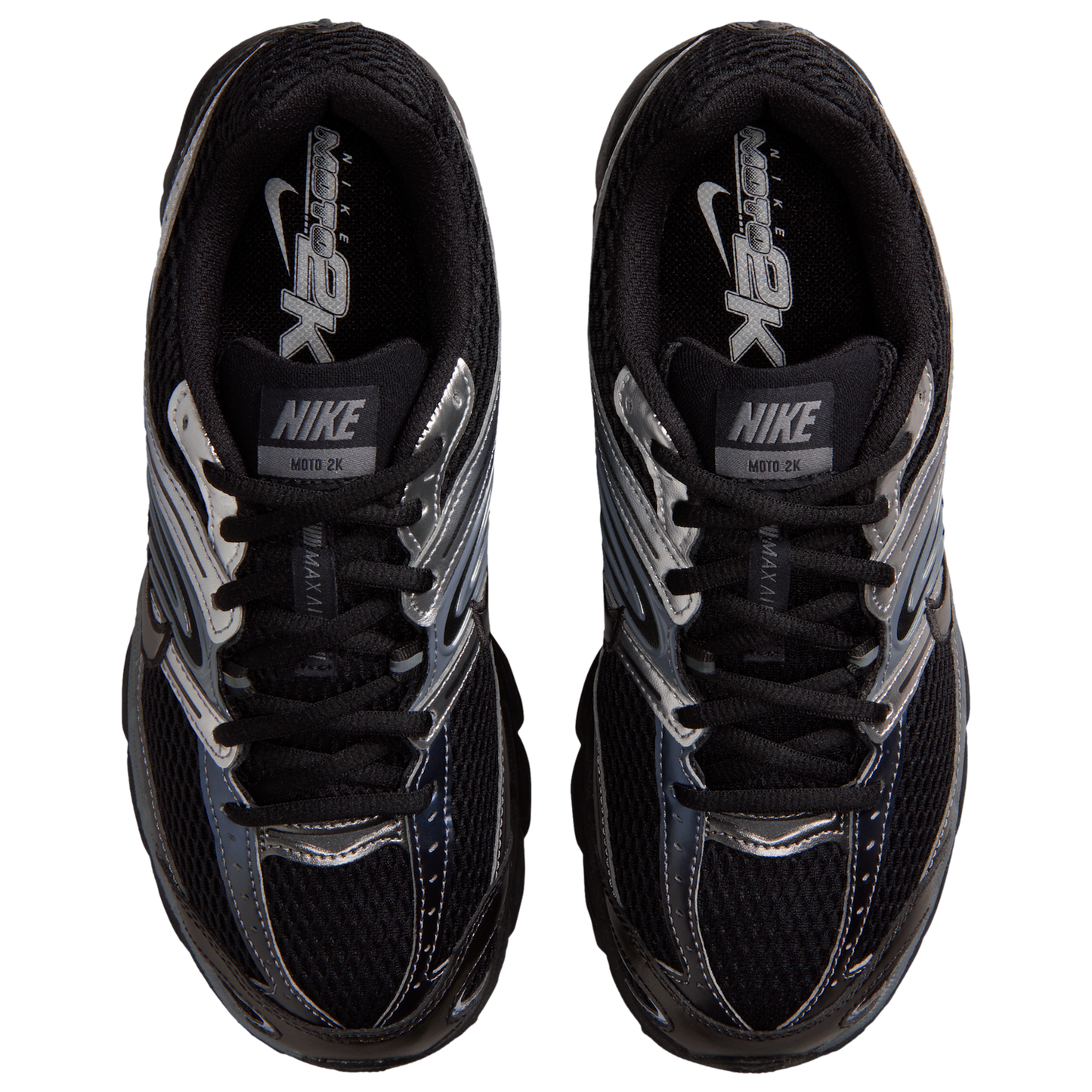 Nike Air Max Moto 2K SE - Women's - Black/Smoke Grey/Mtlc Silver