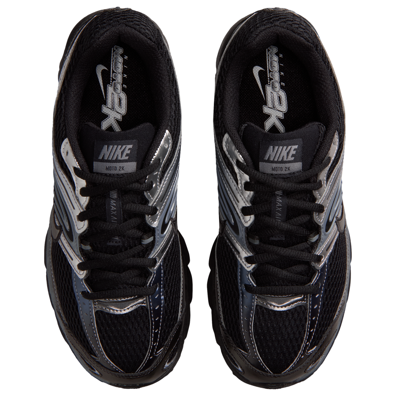 Nike Air Max Moto 2K SE - Women's - Black/Smoke Grey/Mtlc Silver