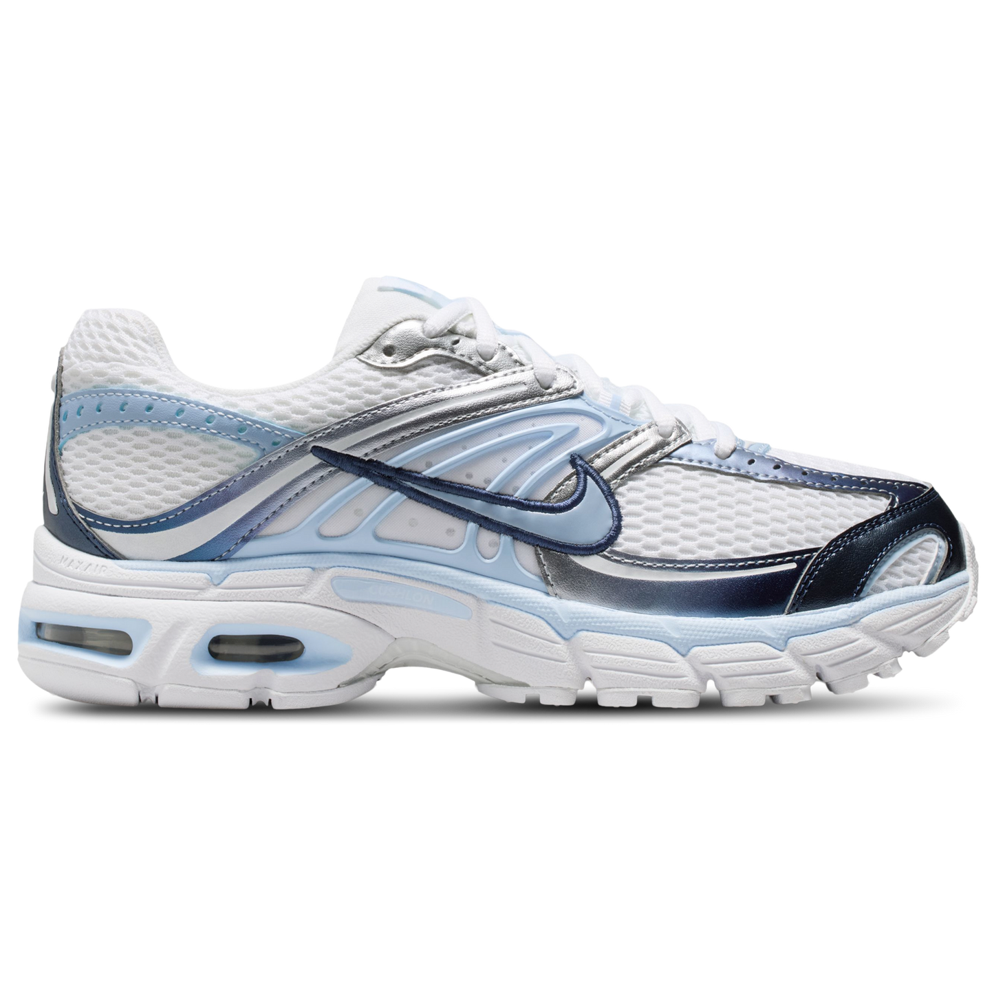 Nike Air Max Moto 2K SE - Women's - Metallic Silver/Hydrogen Blue/White