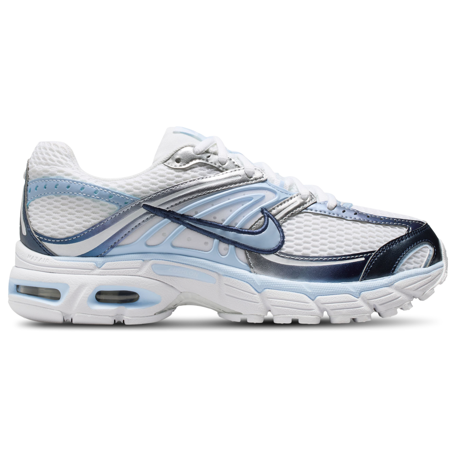 Nike Air Max Moto 2K SE - Women's - Metallic Silver/Hydrogen Blue/White