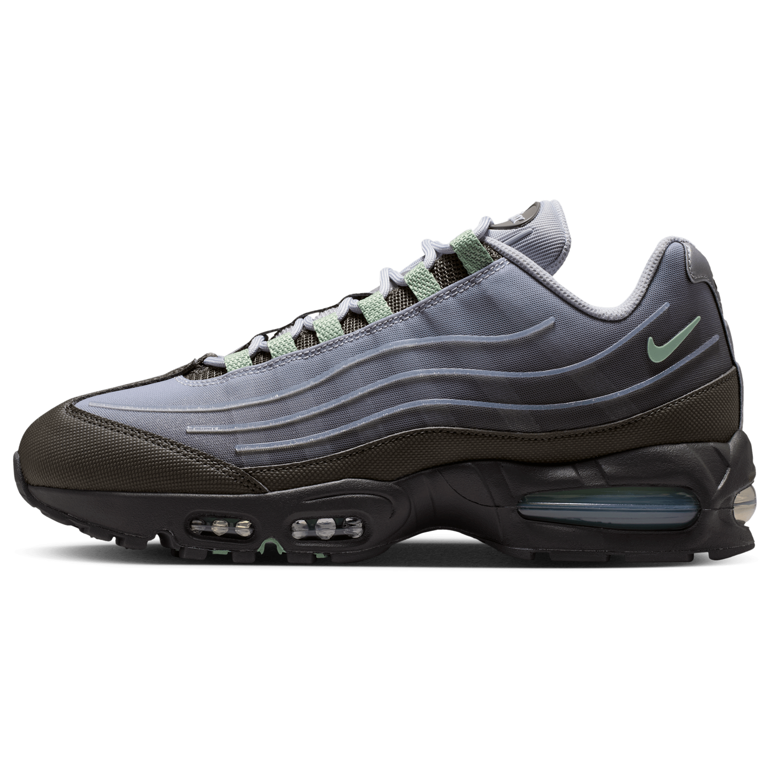Nike Air Max 95 BB Tech - Men's - Steam/Med Ash/Wolf Grey