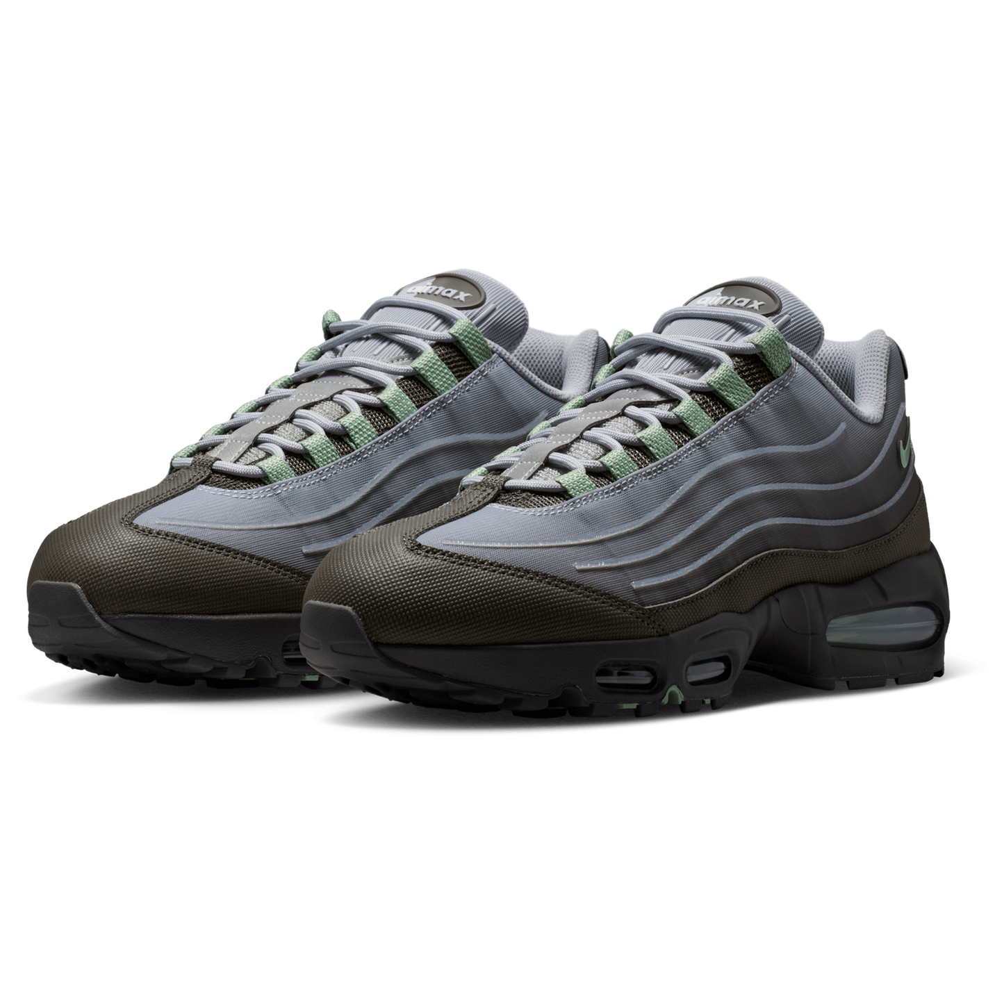 Nike Air Max 95 BB Tech - Men's - Steam/Med Ash/Wolf Grey