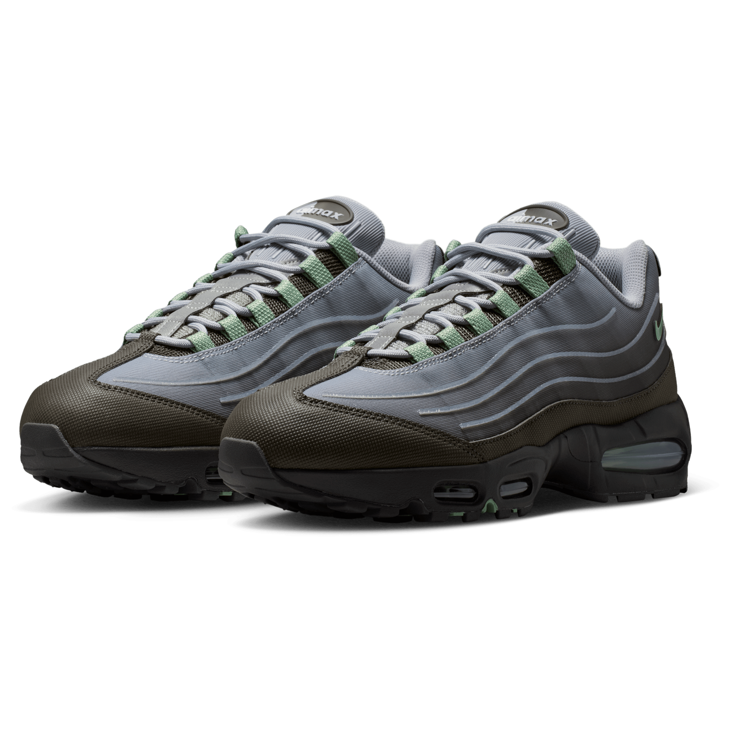 Nike Air Max 95 BB Tech - Men's - Steam/Med Ash/Wolf Grey