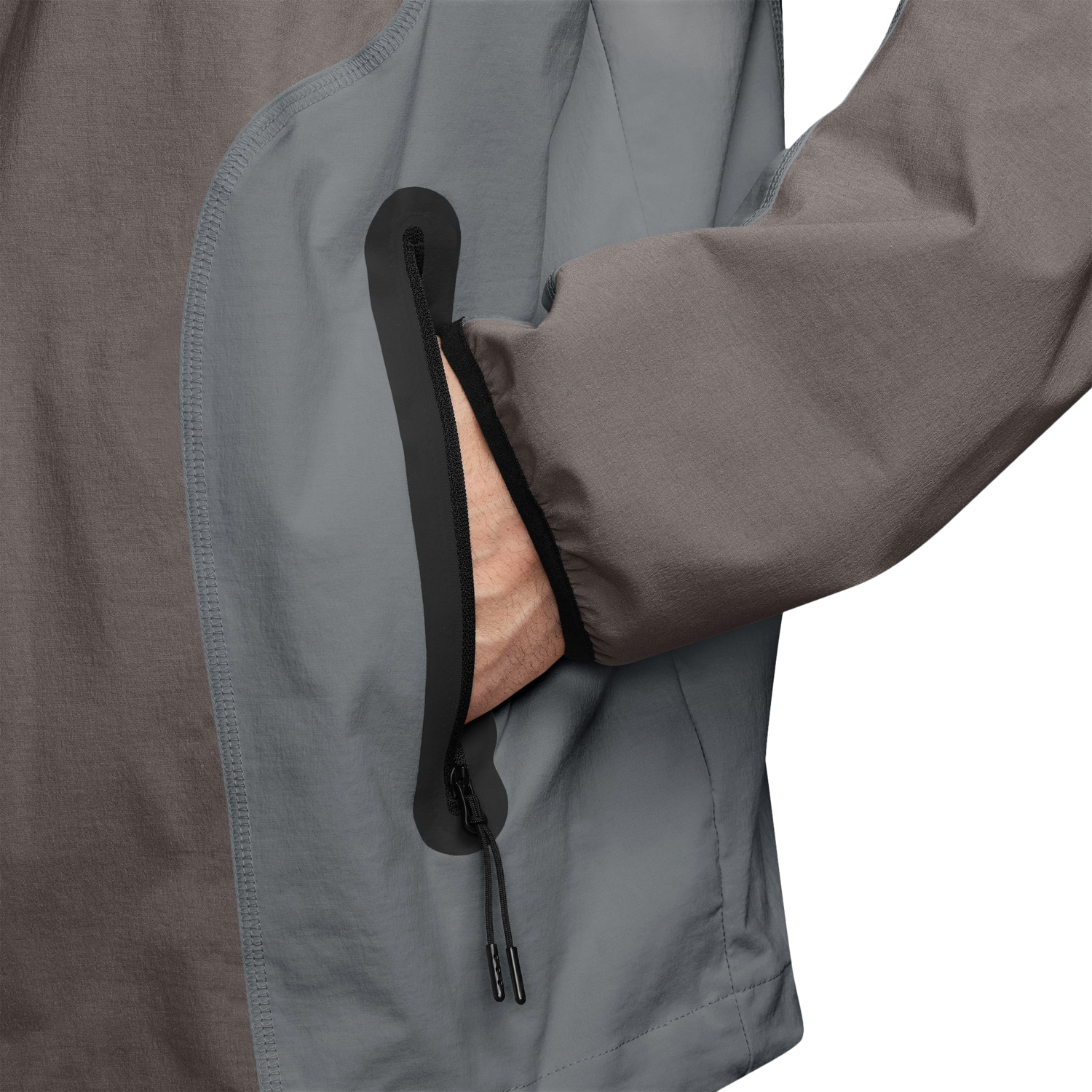 Nike Tech Woven Pro Full-Zip Jacket - Men's - Cave Stone/Black/Cool Grey