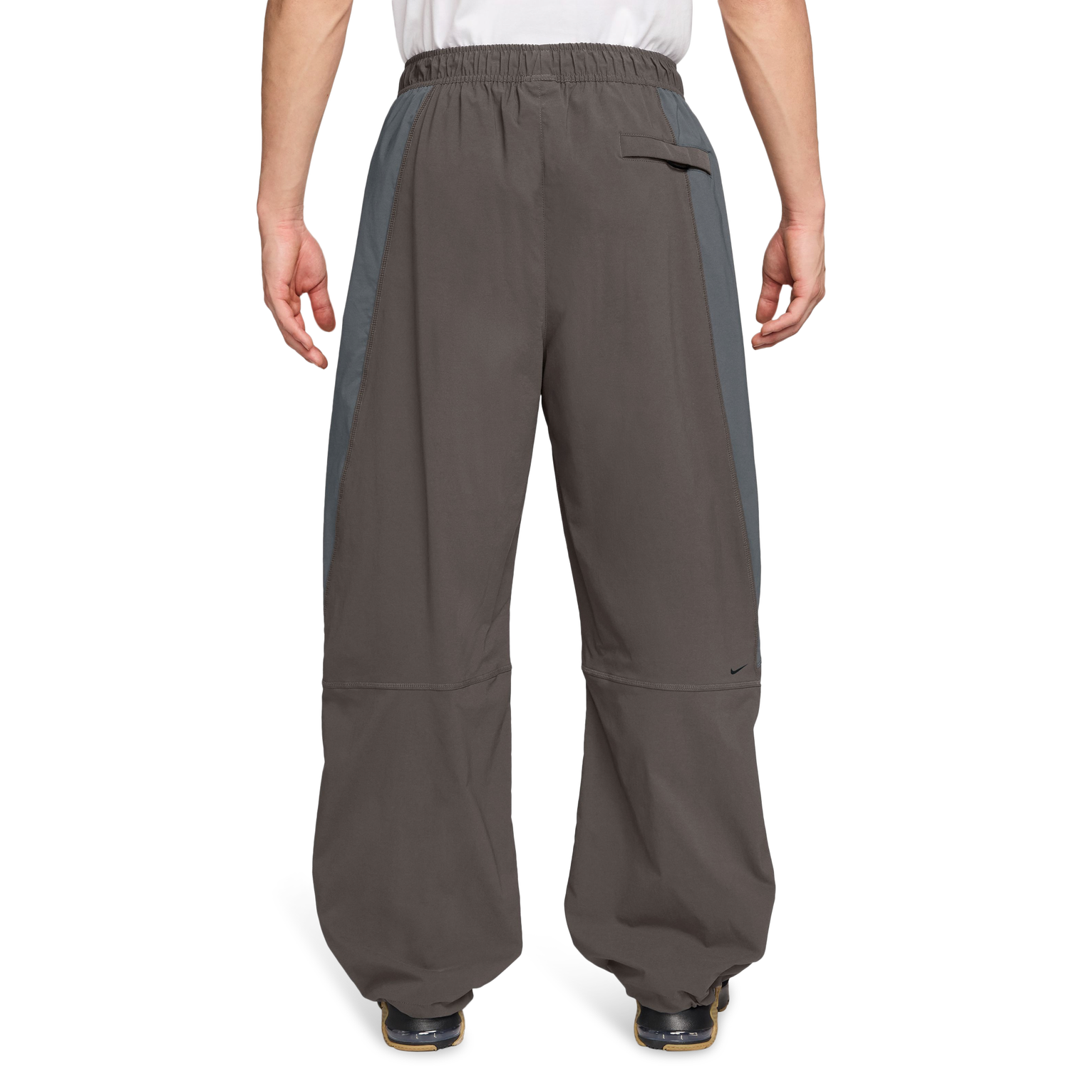 Nike Tech Woven Pro Oversized Pants - Men's - Cave Stone/Cool Grey/Black