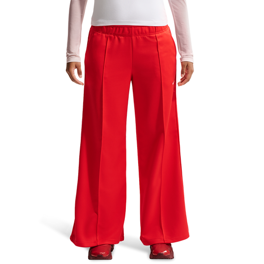 Nike NSW Wide Leg Track Pant - Women's - Lt Crimson/Sail
