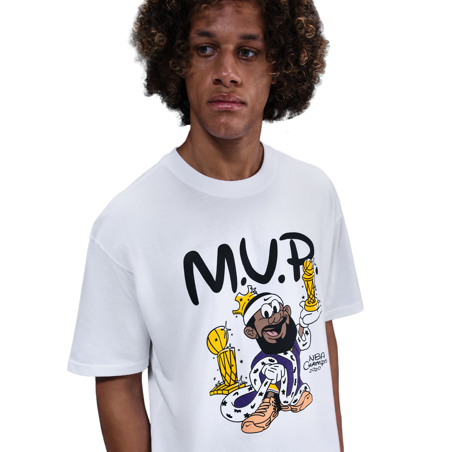 Nike Lebron M90 T-Shirt - Men's - Black/White