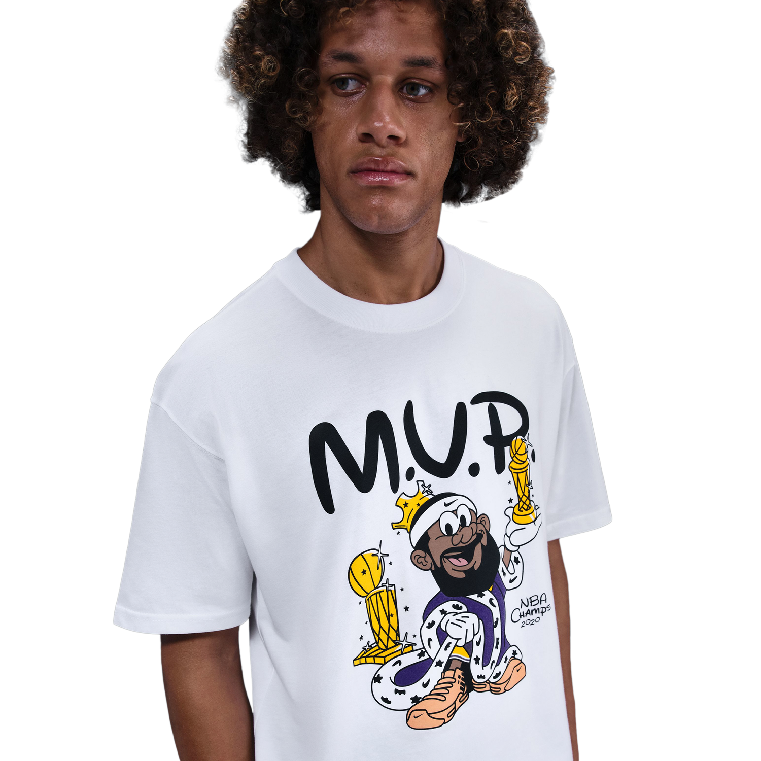 Nike Lebron M90 T-Shirt - Men's - Black/White