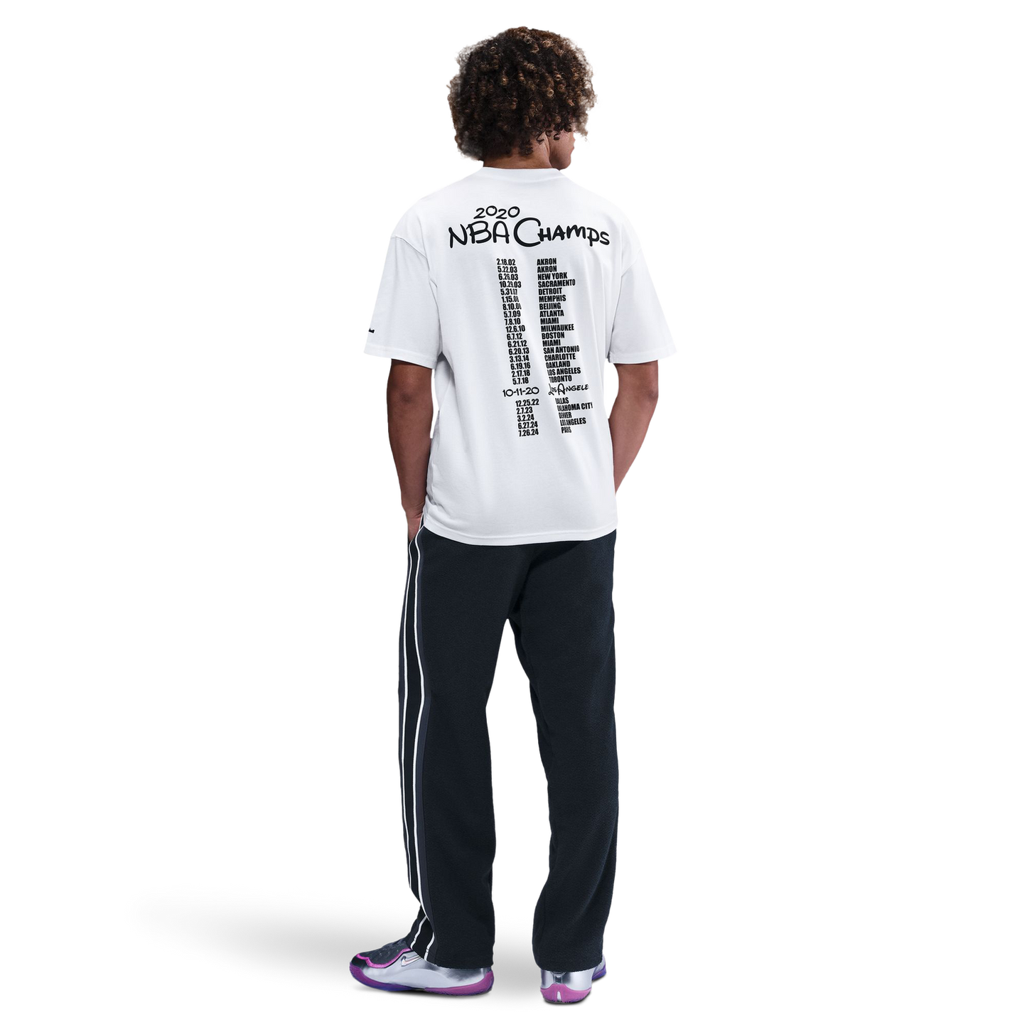Nike Lebron M90 T-Shirt - Men's - Black/White