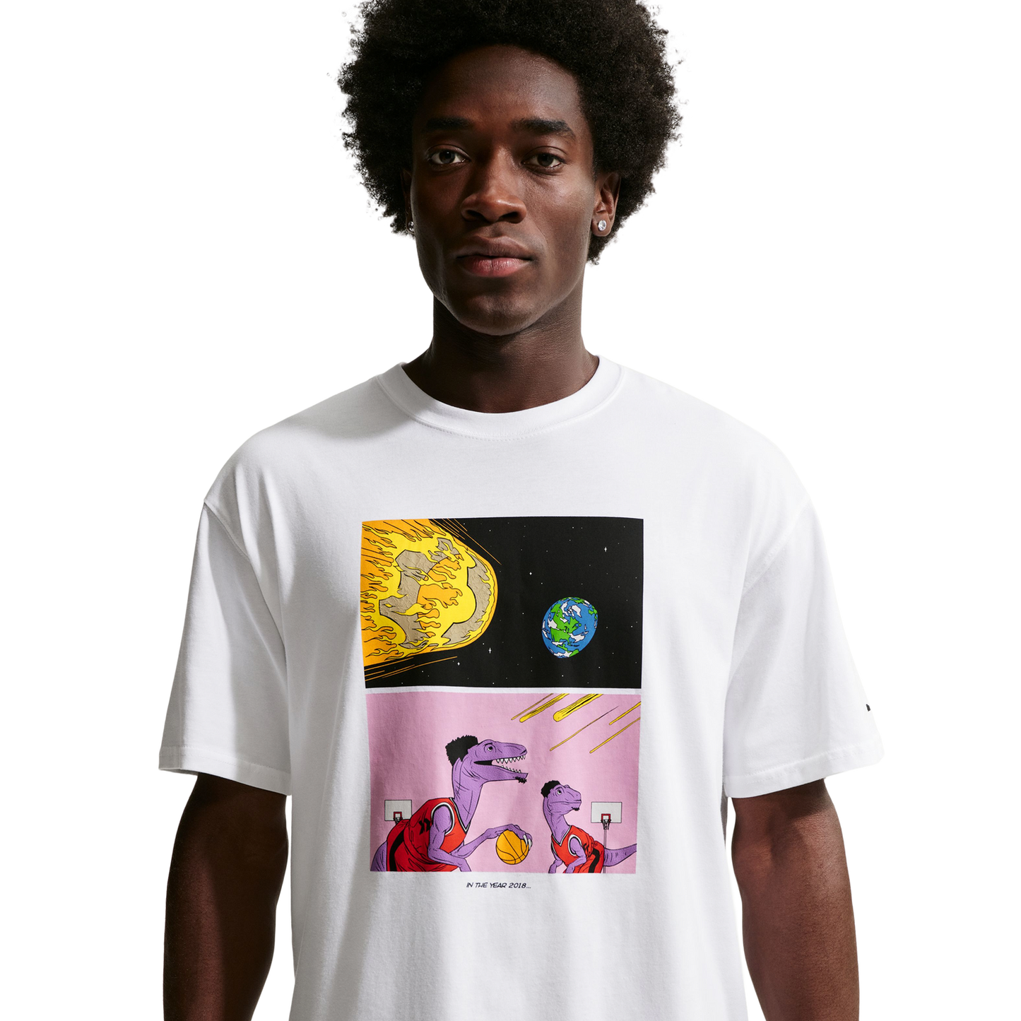 Nike LeBron James T-Shirt Long Sleeve - Men's - White