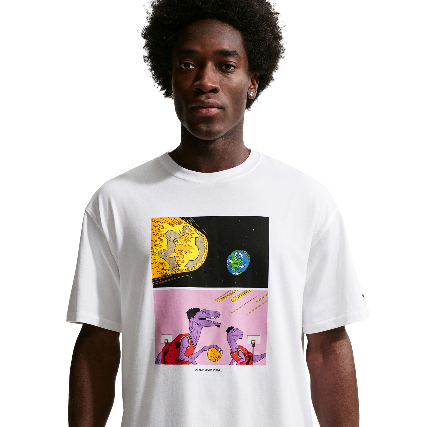Nike LeBron James T-Shirt Long Sleeve - Men's - White