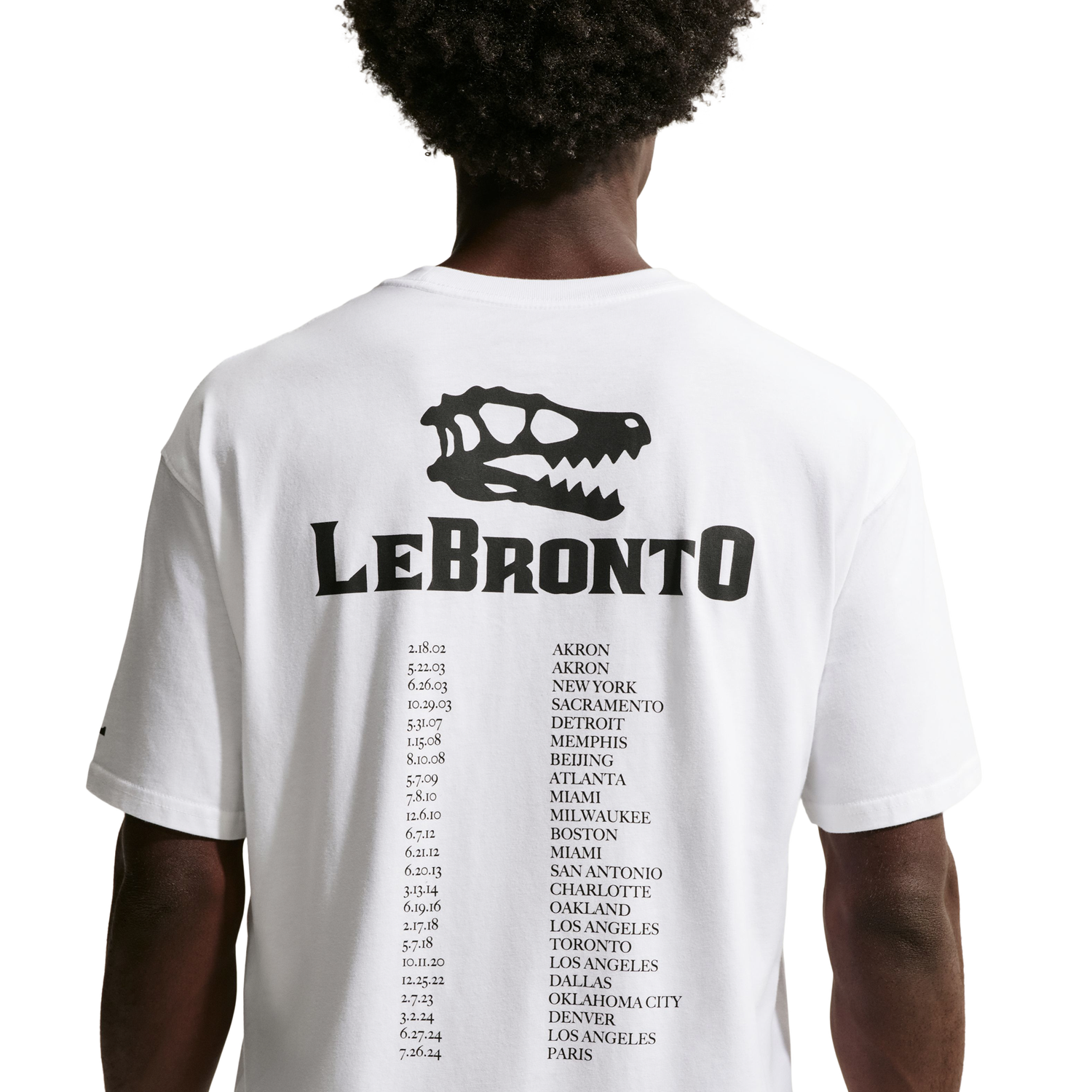 Nike LeBron James T-Shirt Long Sleeve - Men's - White
