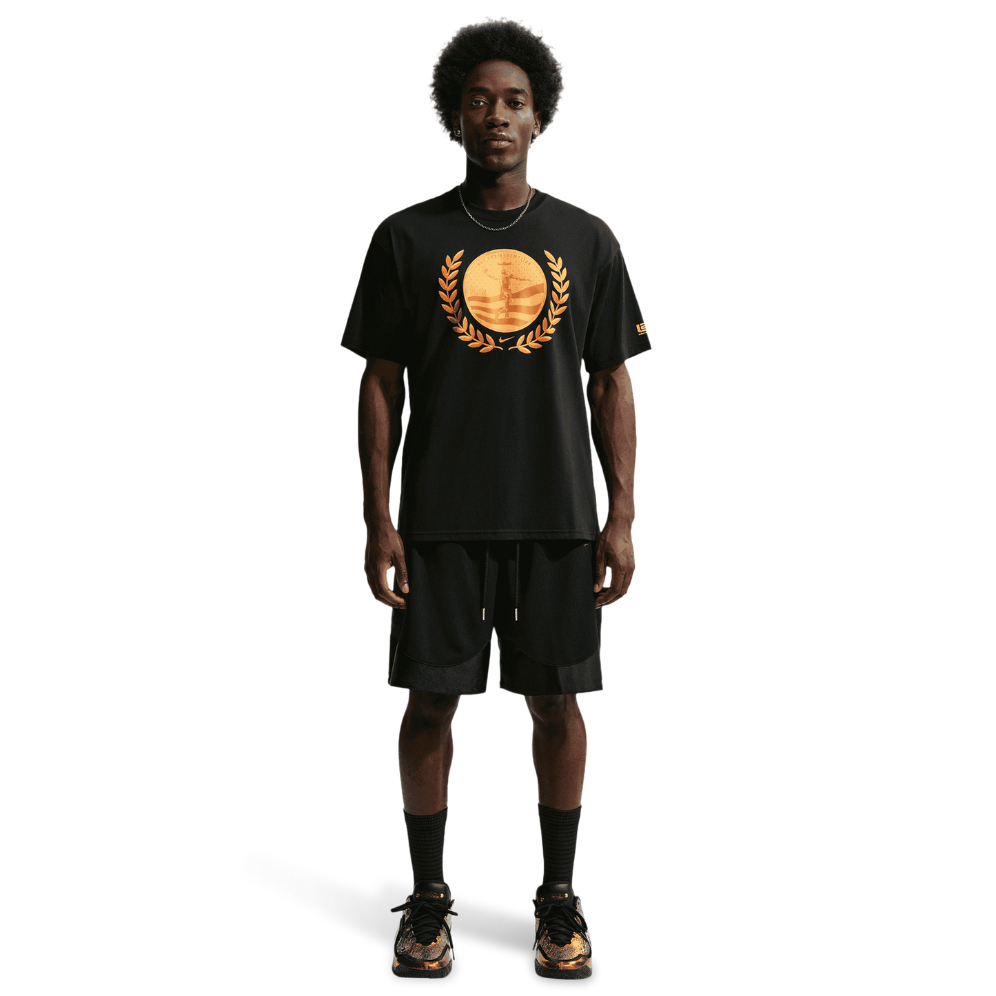 Nike LeBron James T-Shirt Long Sleeve - Men's - Black