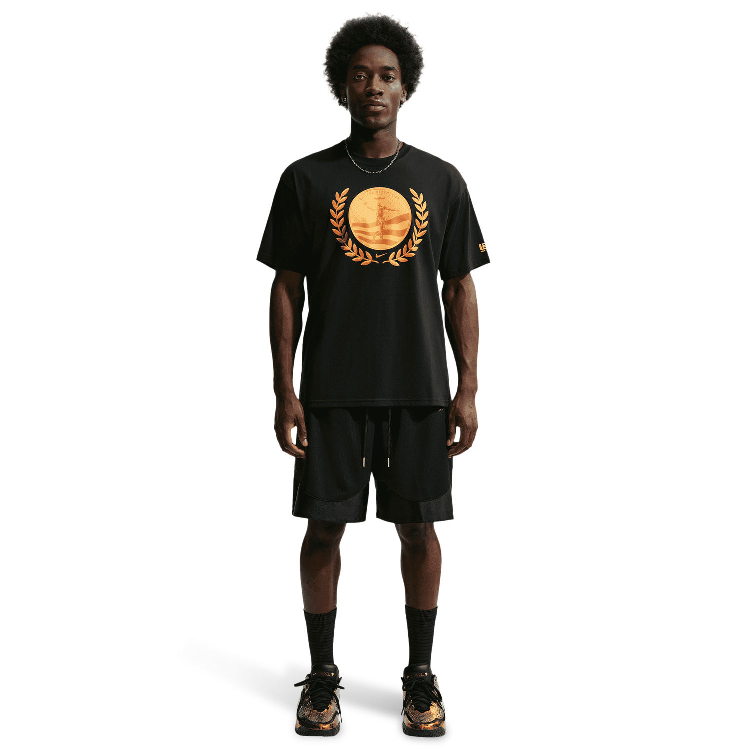 Nike LeBron James T-Shirt Long Sleeve - Men's - Black
