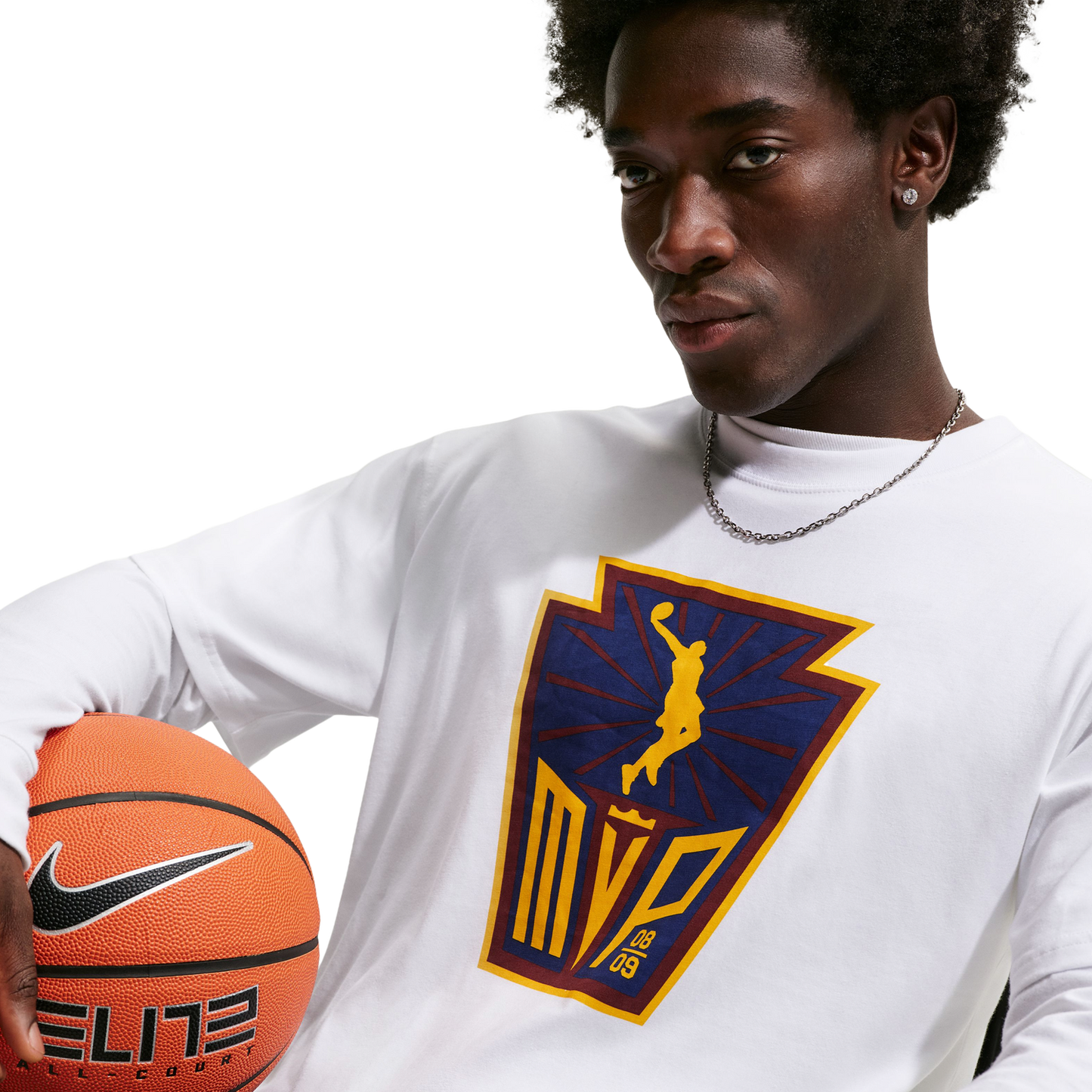 Nike LeBron James T-Shirt Long Sleeve - Men's - White