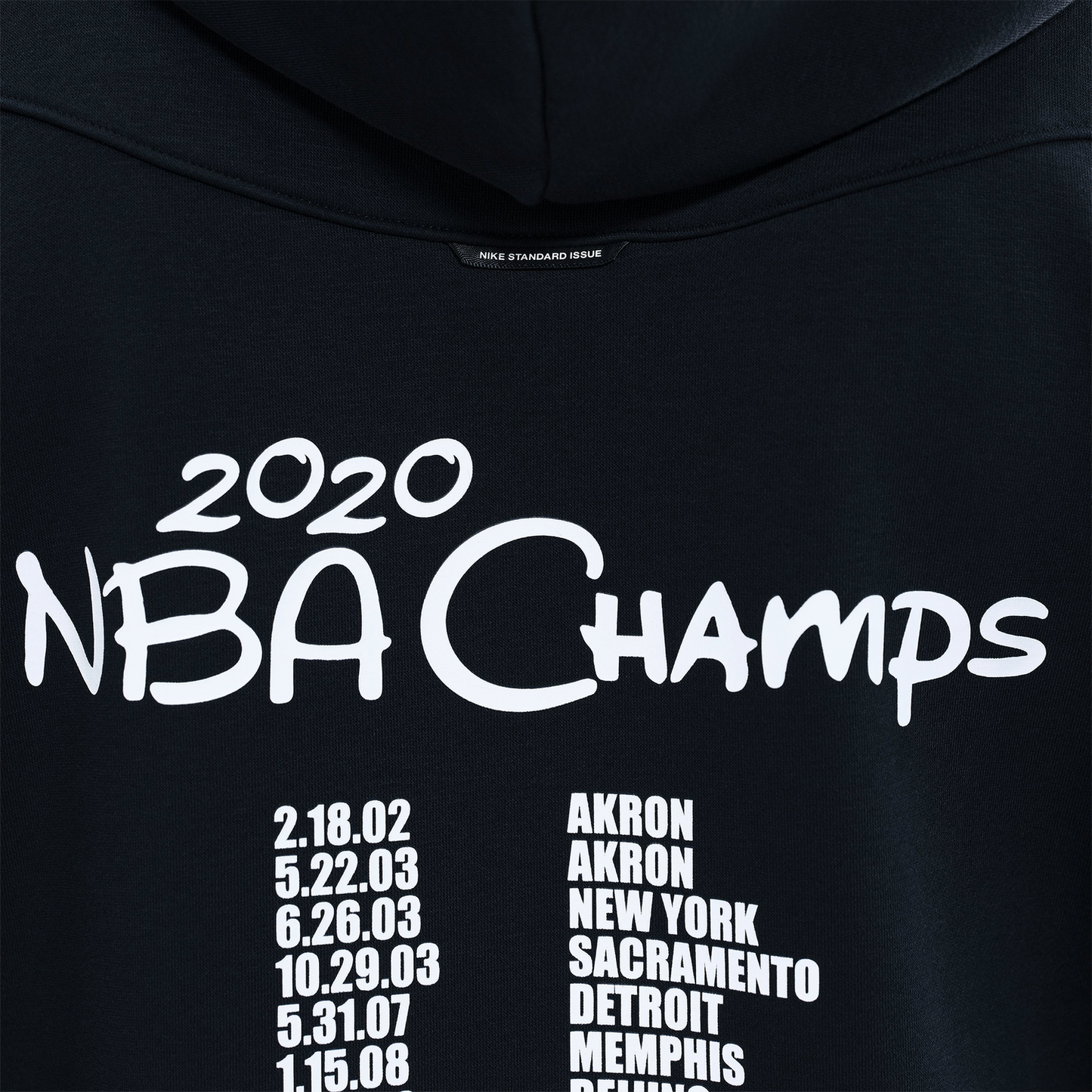 Nike Lebron TF SI Brushed Pullover Hoodie - Men's - Black/White