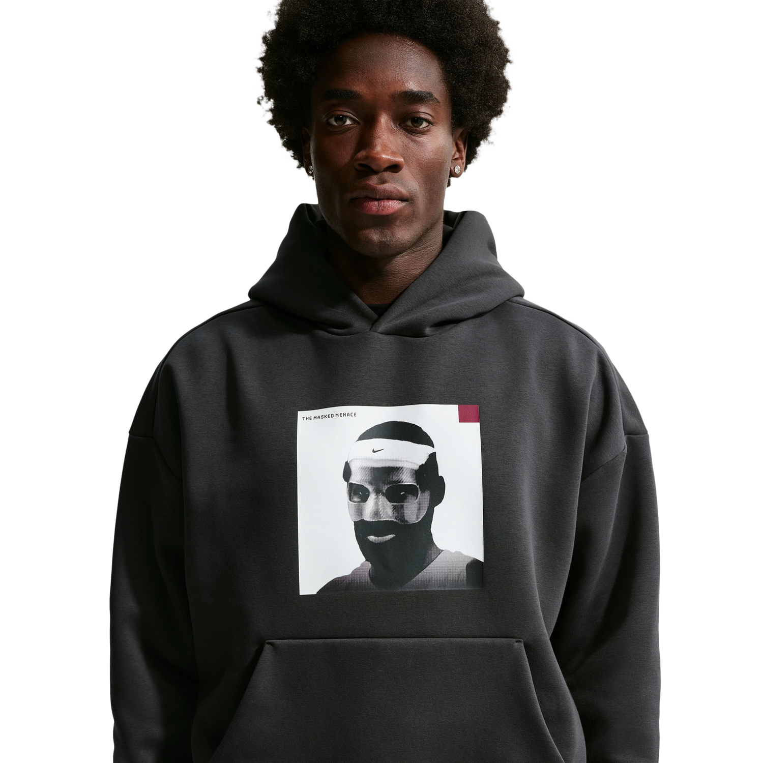 Nike LeBron James TF SI BRSH Pullover Hoodie - Men's - Black