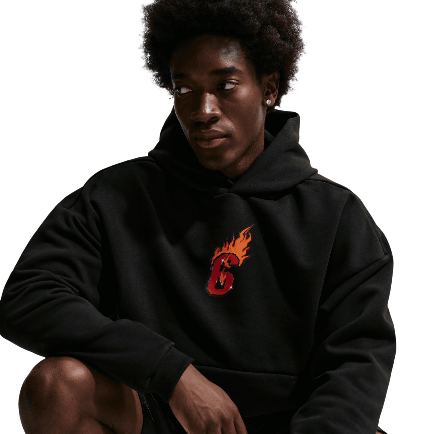 Nike LeBron James TF SI BRSH Pullover Hoodie GI - Men's - Black