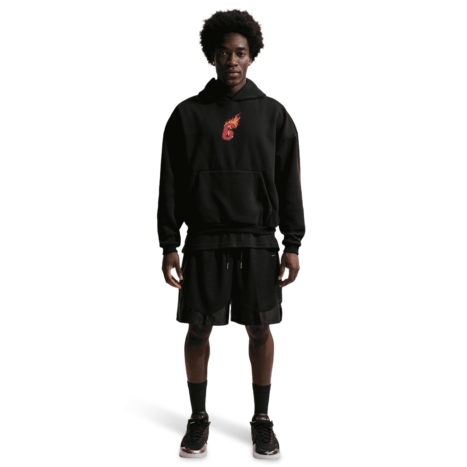 Nike LeBron James TF SI BRSH Pullover Hoodie GI - Men's - Black