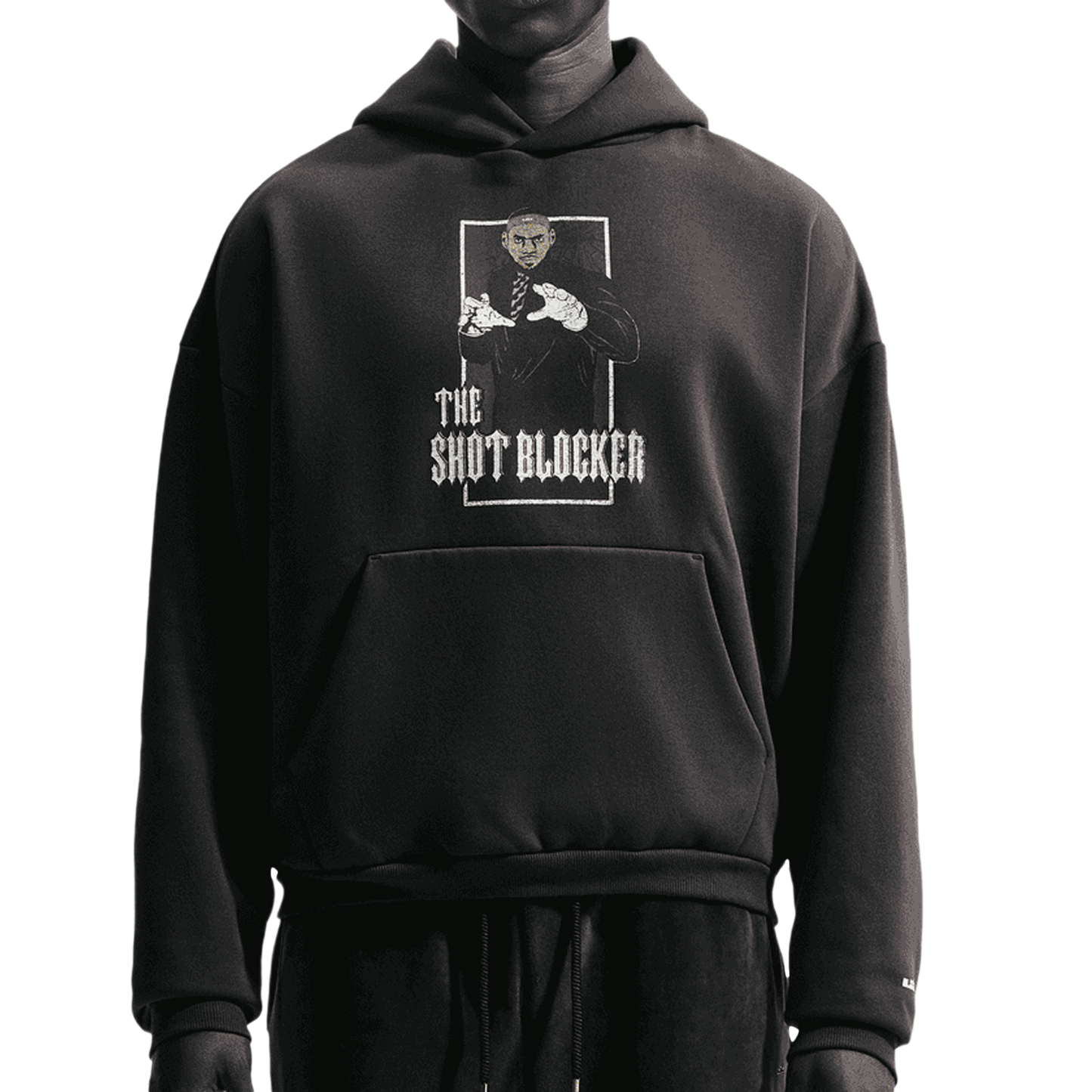 Nike LeBron Therma-FIT Brushed Pullover Hoodie - Men's - Grey/Off Noir