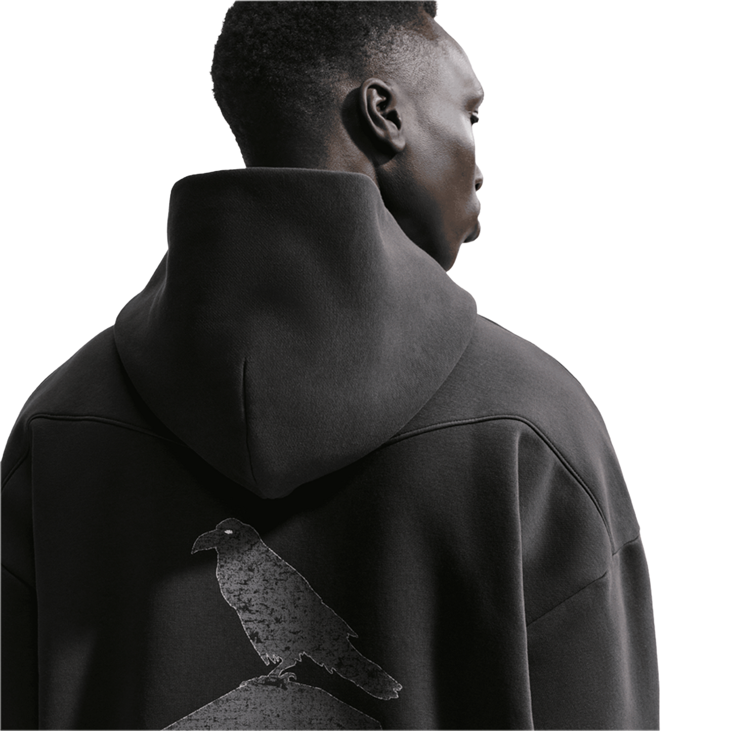 Nike LeBron Therma-FIT Brushed Pullover Hoodie - Men's - Grey/Off Noir