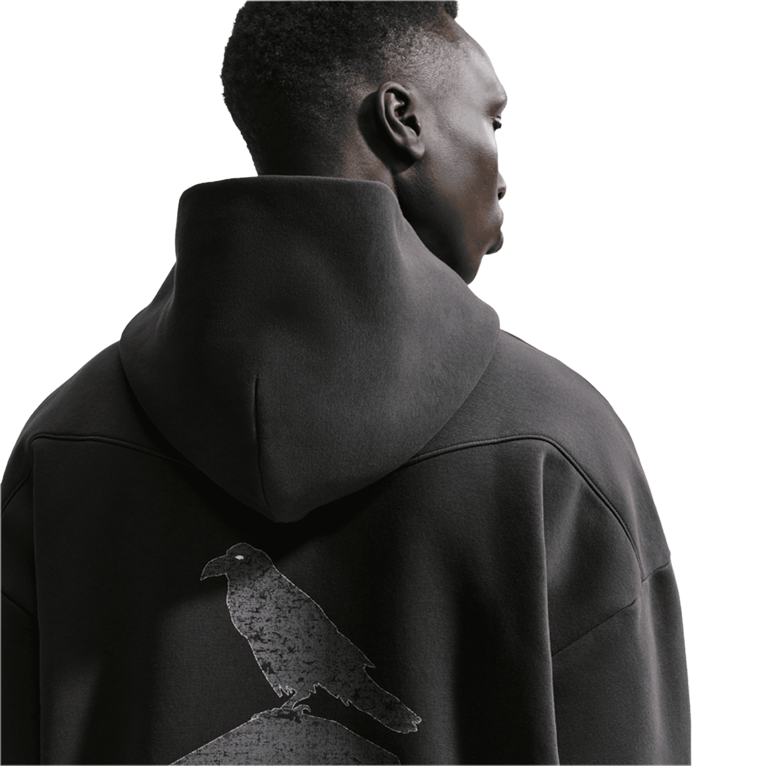 Nike LeBron Therma-FIT Brushed Pullover Hoodie - Men's - Grey/Off Noir