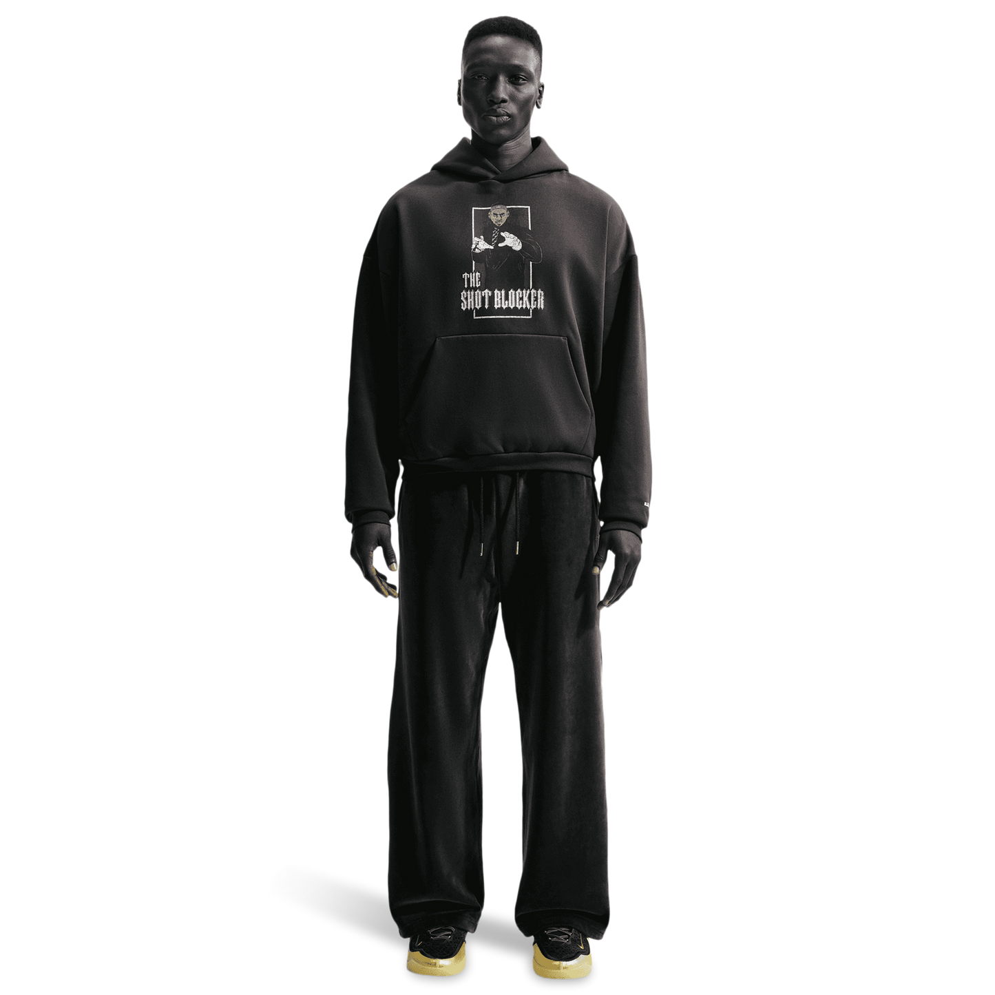 Nike LeBron Therma-FIT Brushed Pullover Hoodie - Men's - Grey/Off Noir