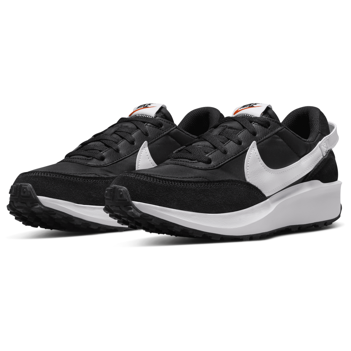 Nike Waffle Debut - Women's - Black/Orange/White