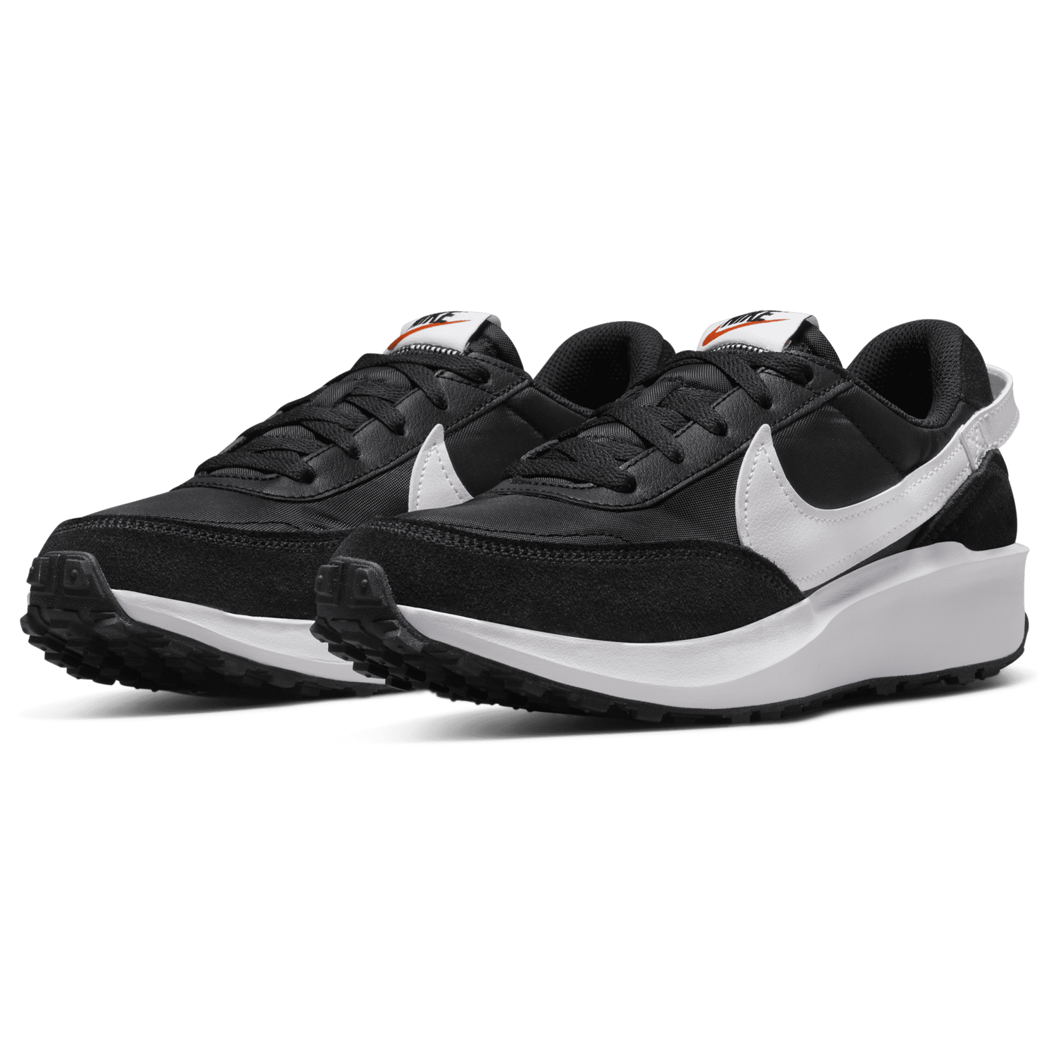 Nike Waffle Debut - Women's - Black/Orange/White