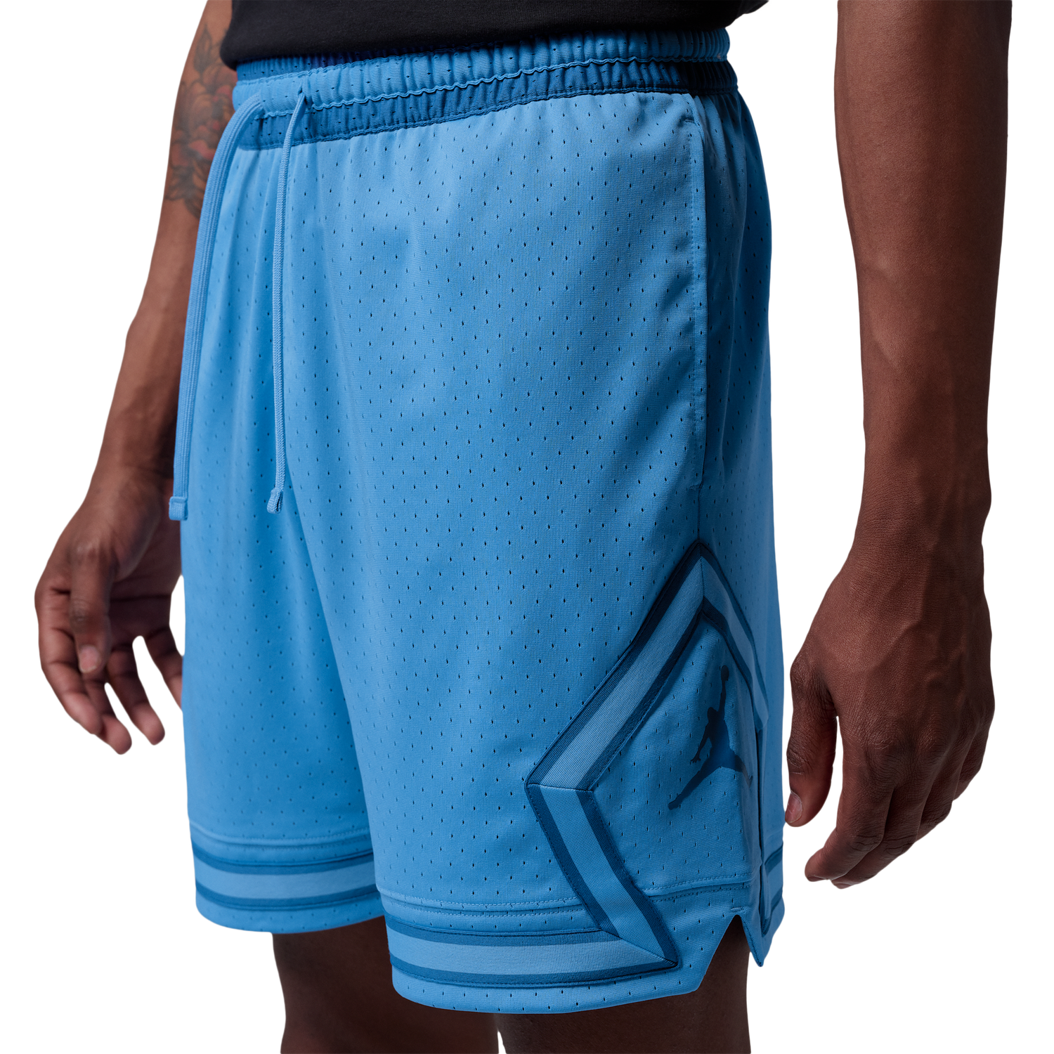Jordan Dri-FIT Sport Diamond Shorts - Men's - Blue Beyond/True Blue/True Blue