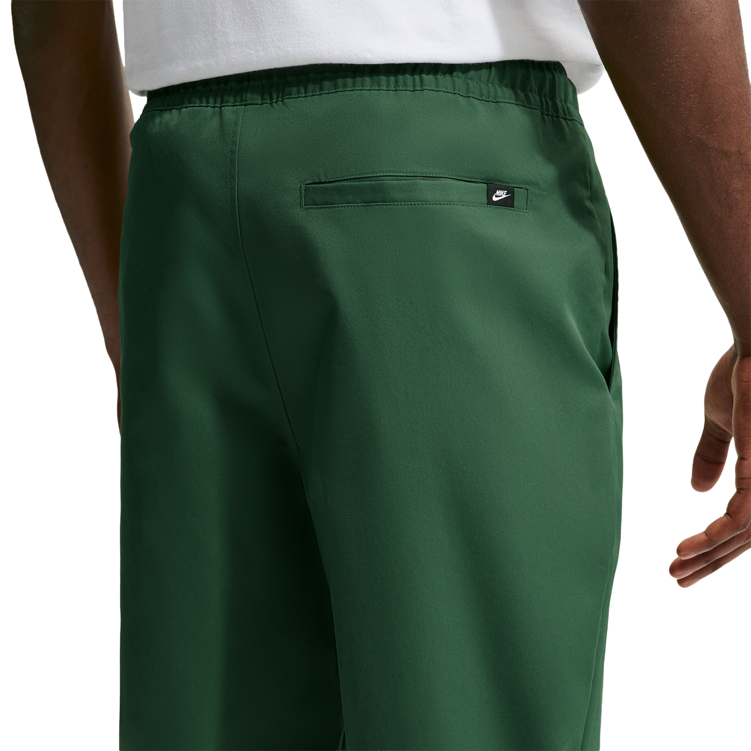 Nike Club Woven Tapered Pants - Men's - White/Fir