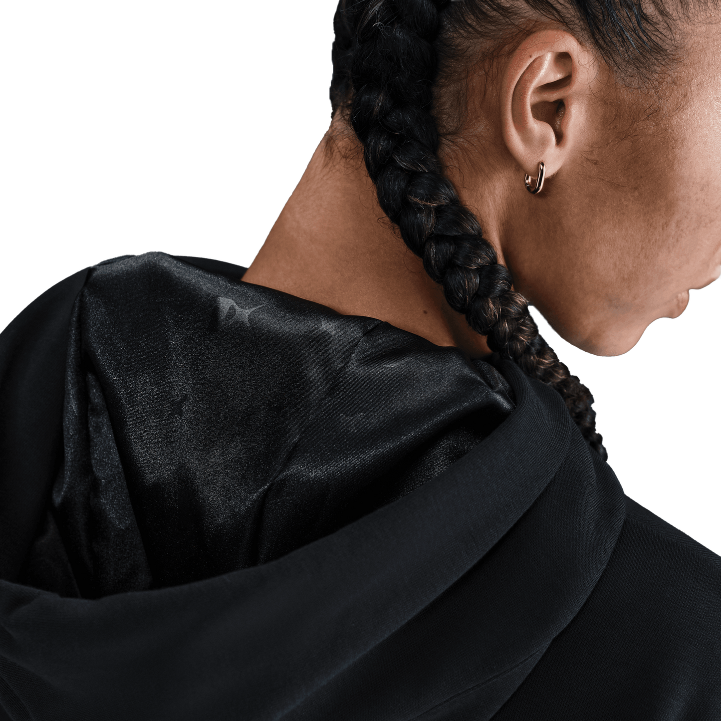 Nike Aja Dri-FIT Signature Hoodie - Women's - Black/Laser Pink