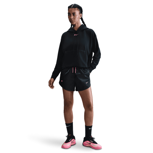 Nike Aja Dri-FIT Signature Shorts - Women's - Black/Laser Pink