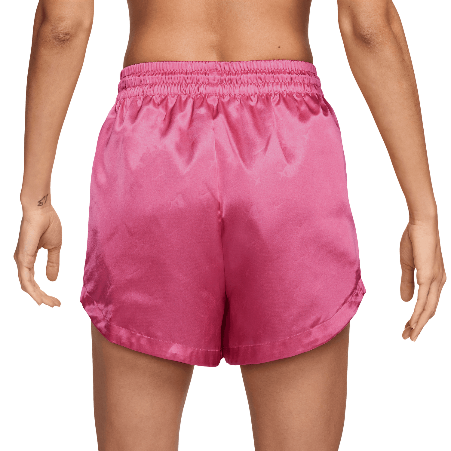 Nike Aja Dri-FIT Signature Shorts - Women's - Pinksicle/Black