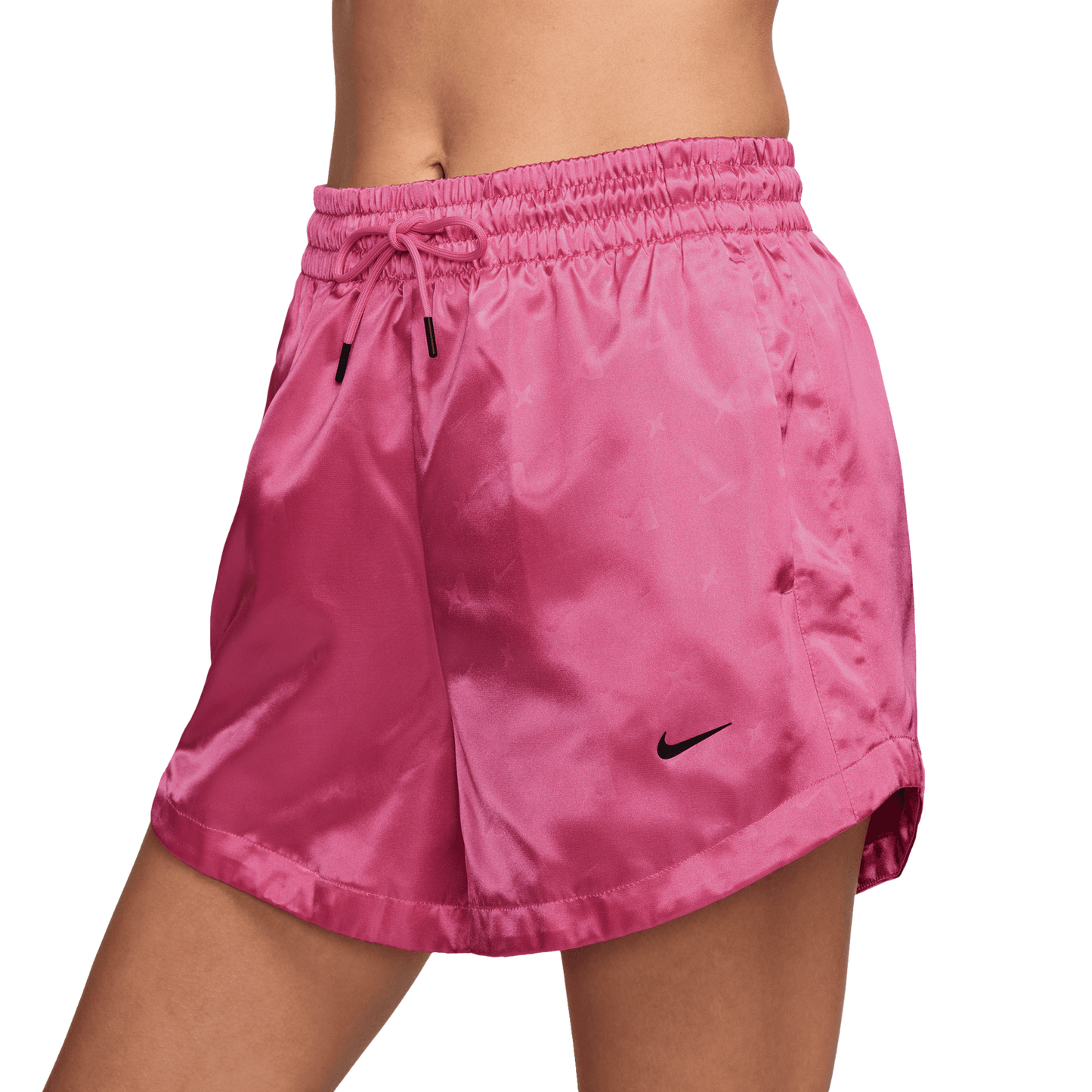 Nike Aja Dri-FIT Signature Shorts - Women's - Pinksicle/Black