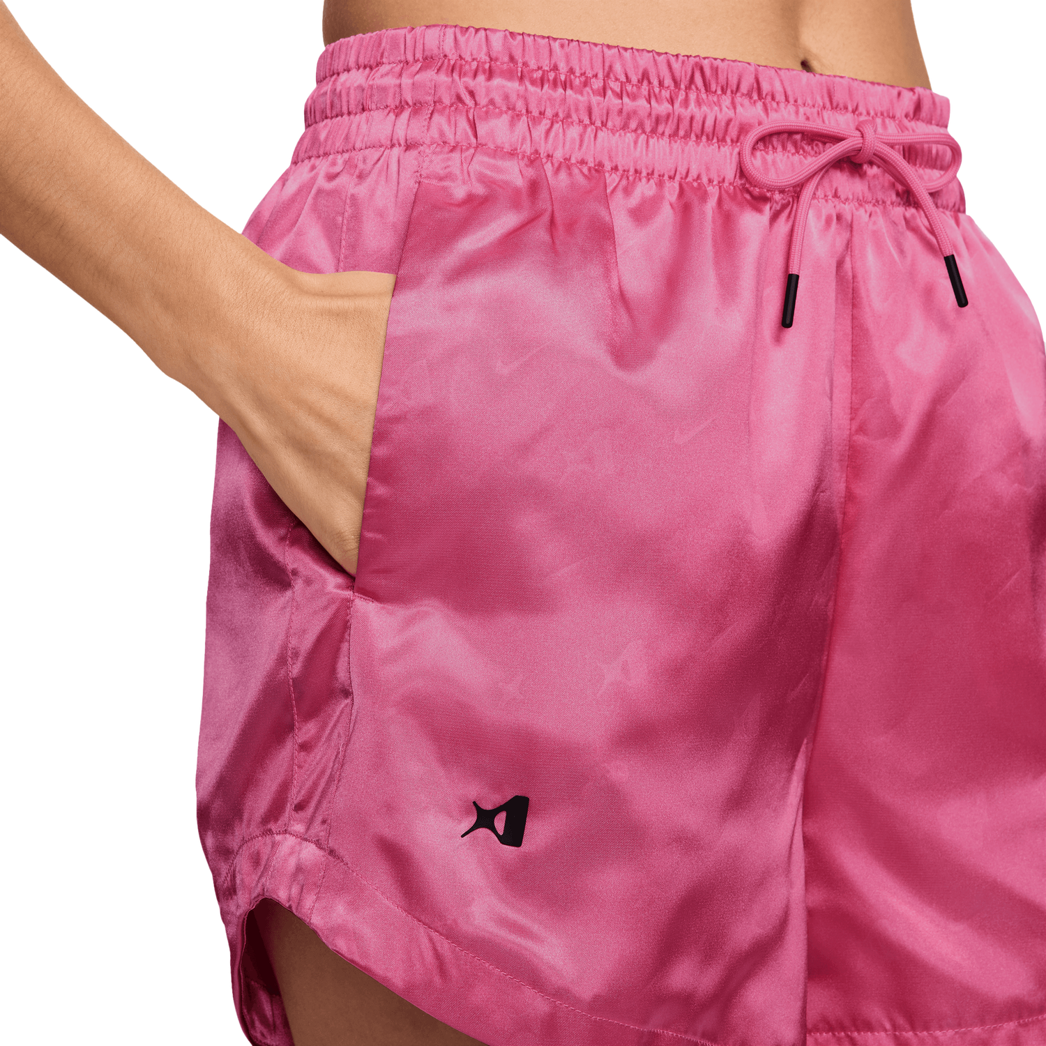 Nike Aja Dri-FIT Signature Shorts - Women's - Pinksicle/Black