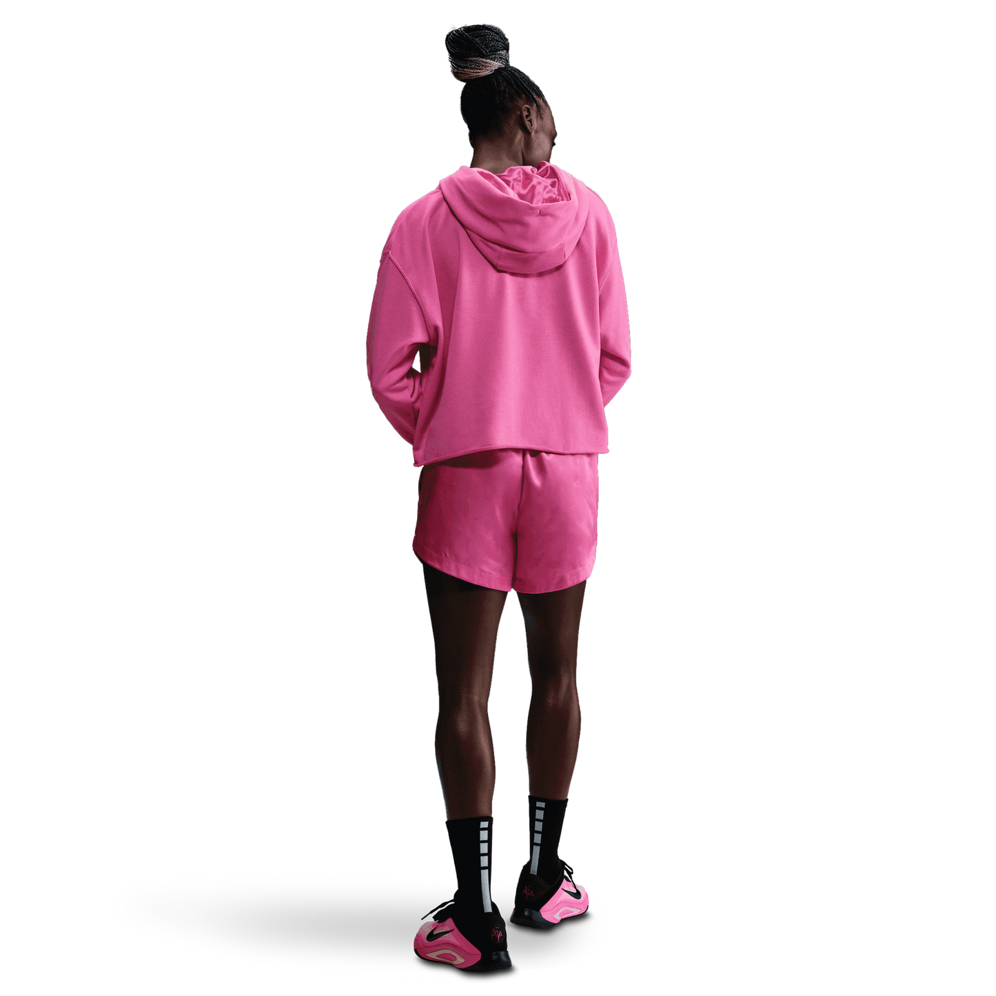 Nike Aja Dri-FIT Signature Shorts - Women's - Pinksicle/Black