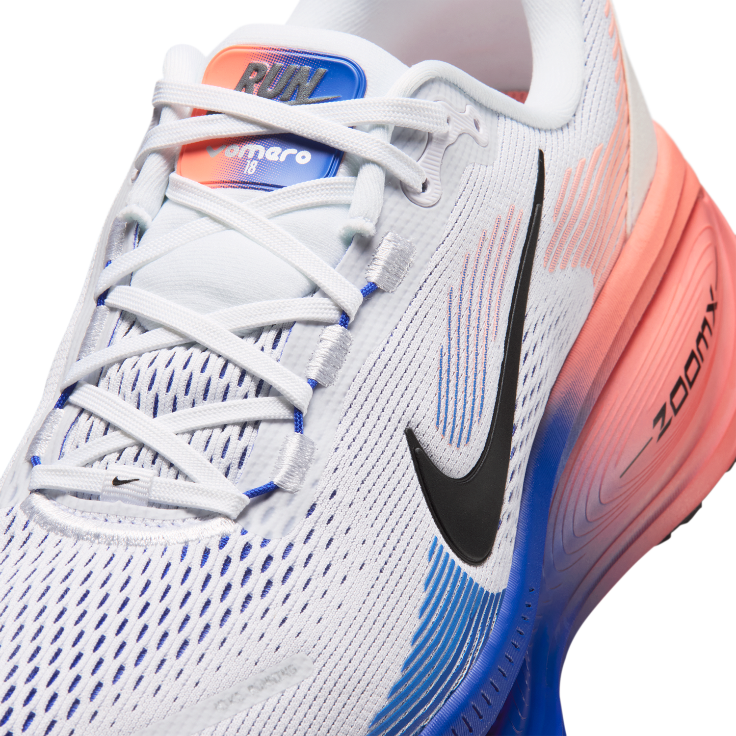 Nike Vomero 18 - Men's - White/Black/Racer Blue
