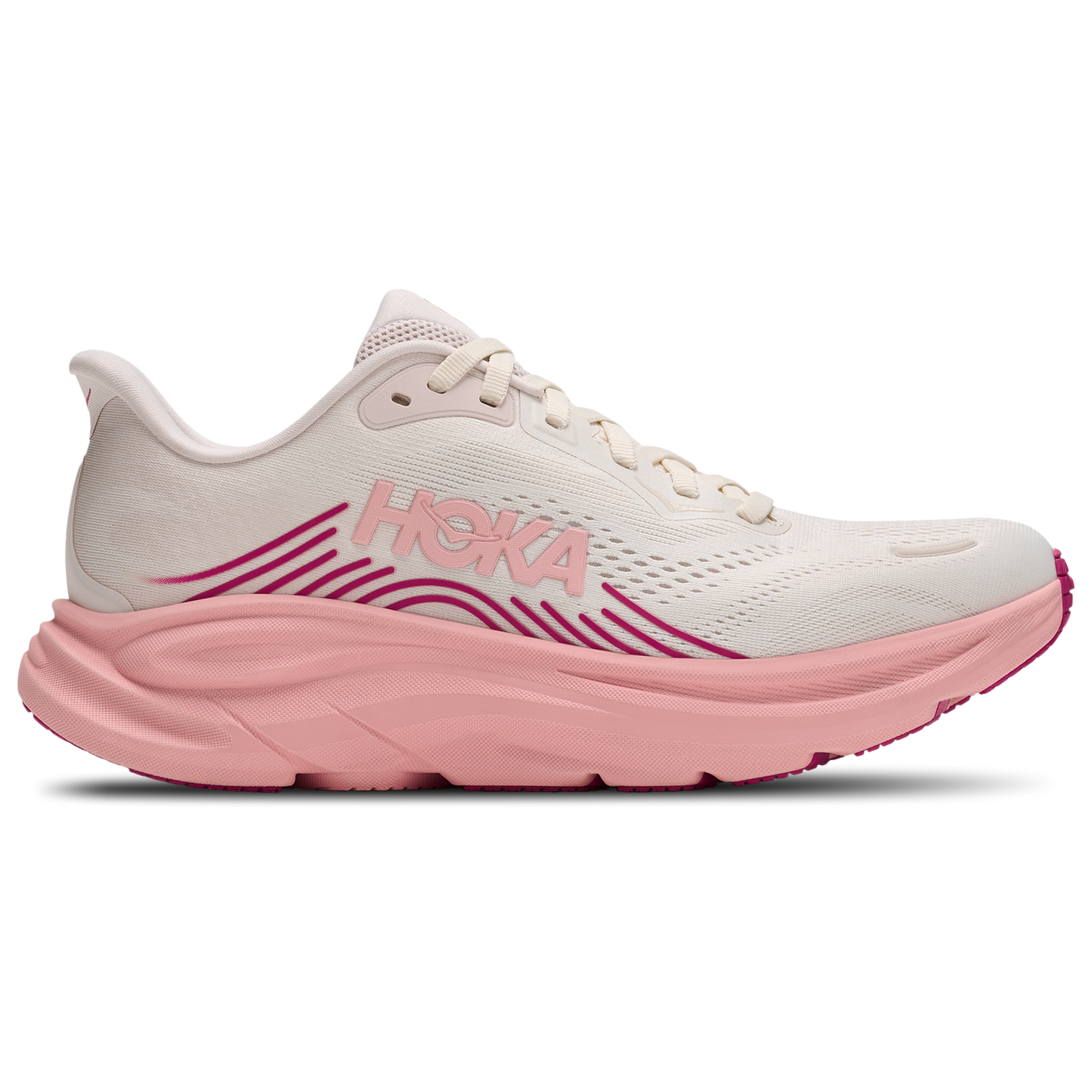 HOKA Clifton 11 - Women's - Tan/Pink
