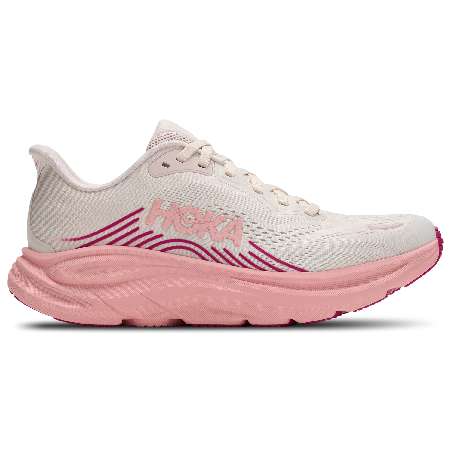 HOKA Clifton 11 - Women's - Tan/Pink