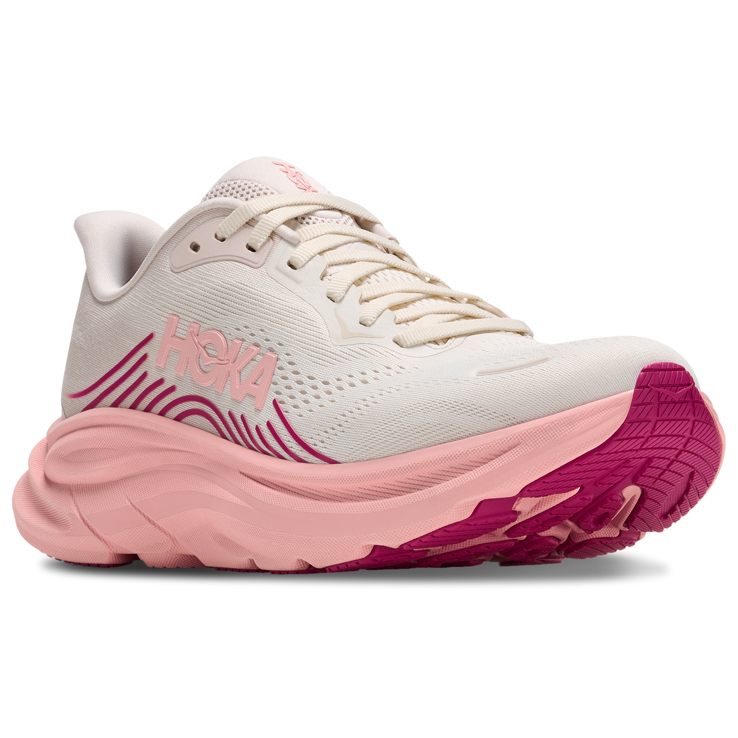 HOKA Clifton 11 - Women's - Tan/Pink