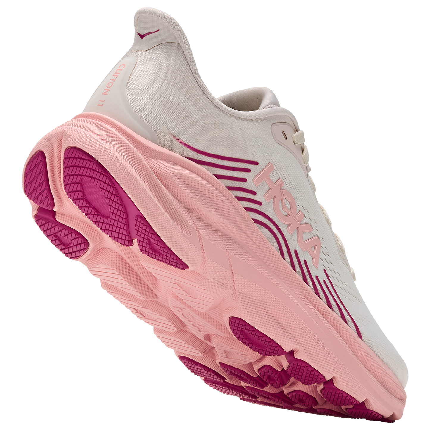 HOKA Clifton 11 - Women's - Tan/Pink