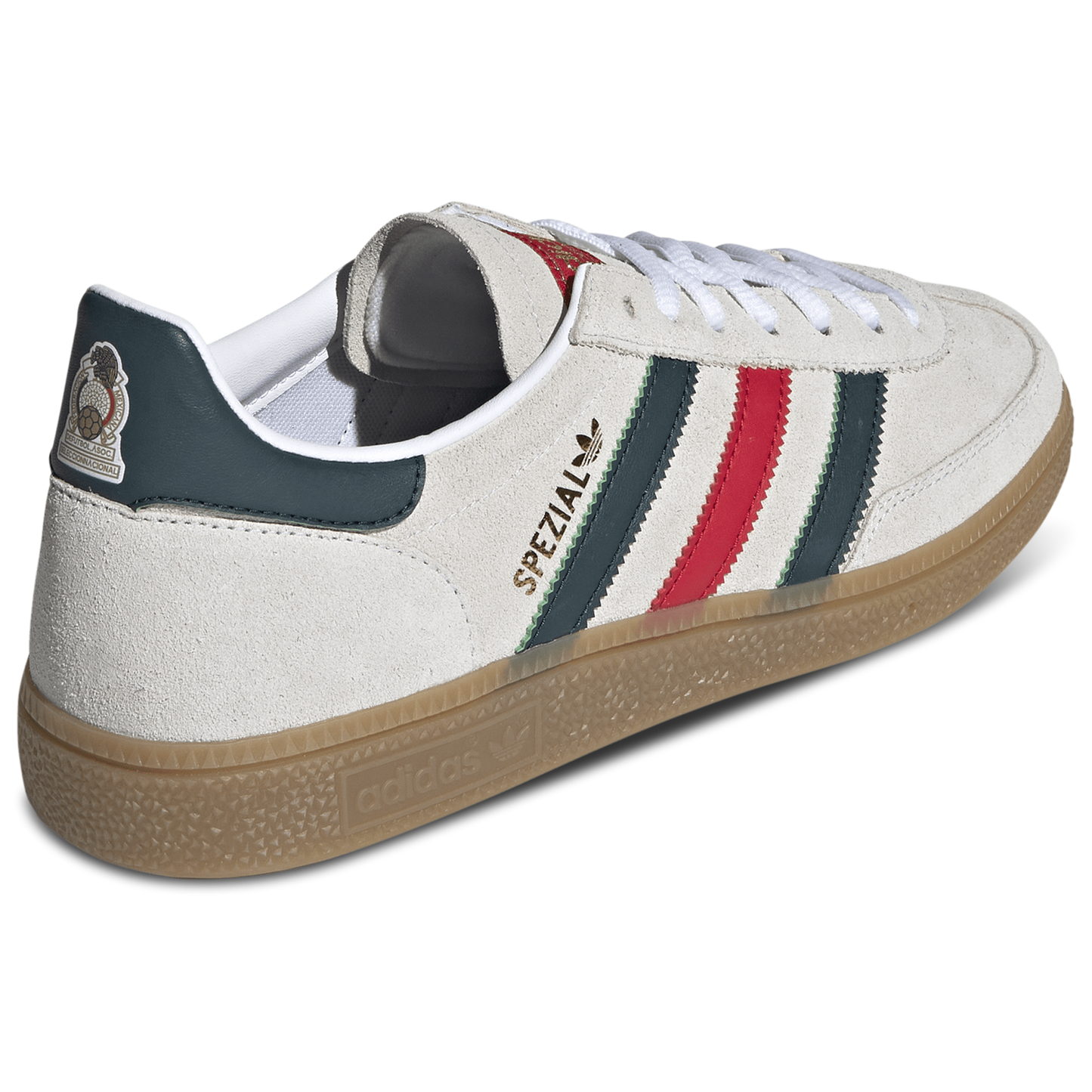 adidas Mexico Handball Spezial - Men's - White/Aurora Ivy/Better Scarlet