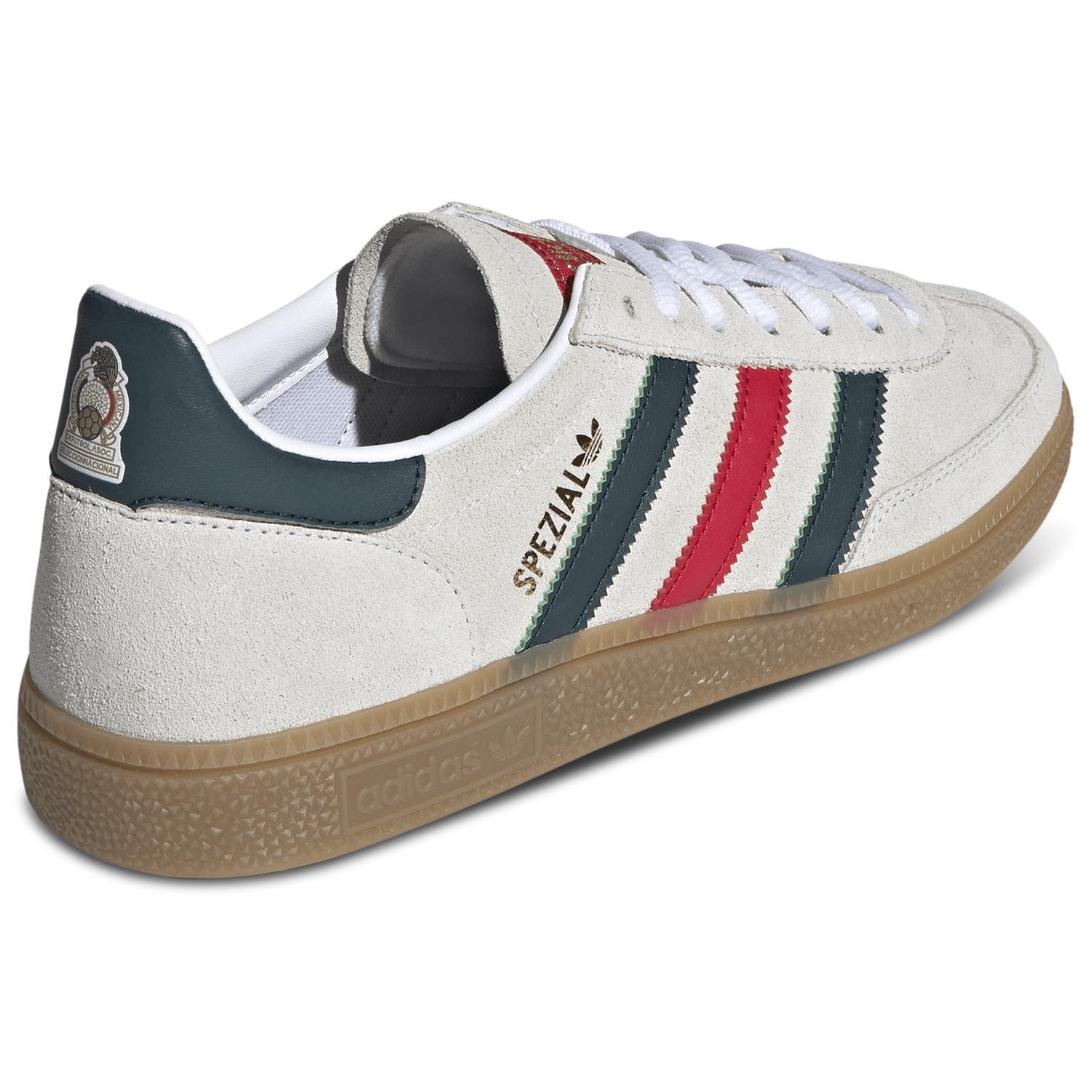 adidas Mexico Handball Spezial - Men's - White/Aurora Ivy/Better Scarlet