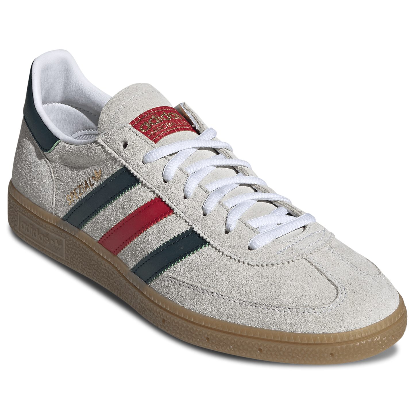 adidas Mexico Handball Spezial - Men's - White/Aurora Ivy/Better Scarlet