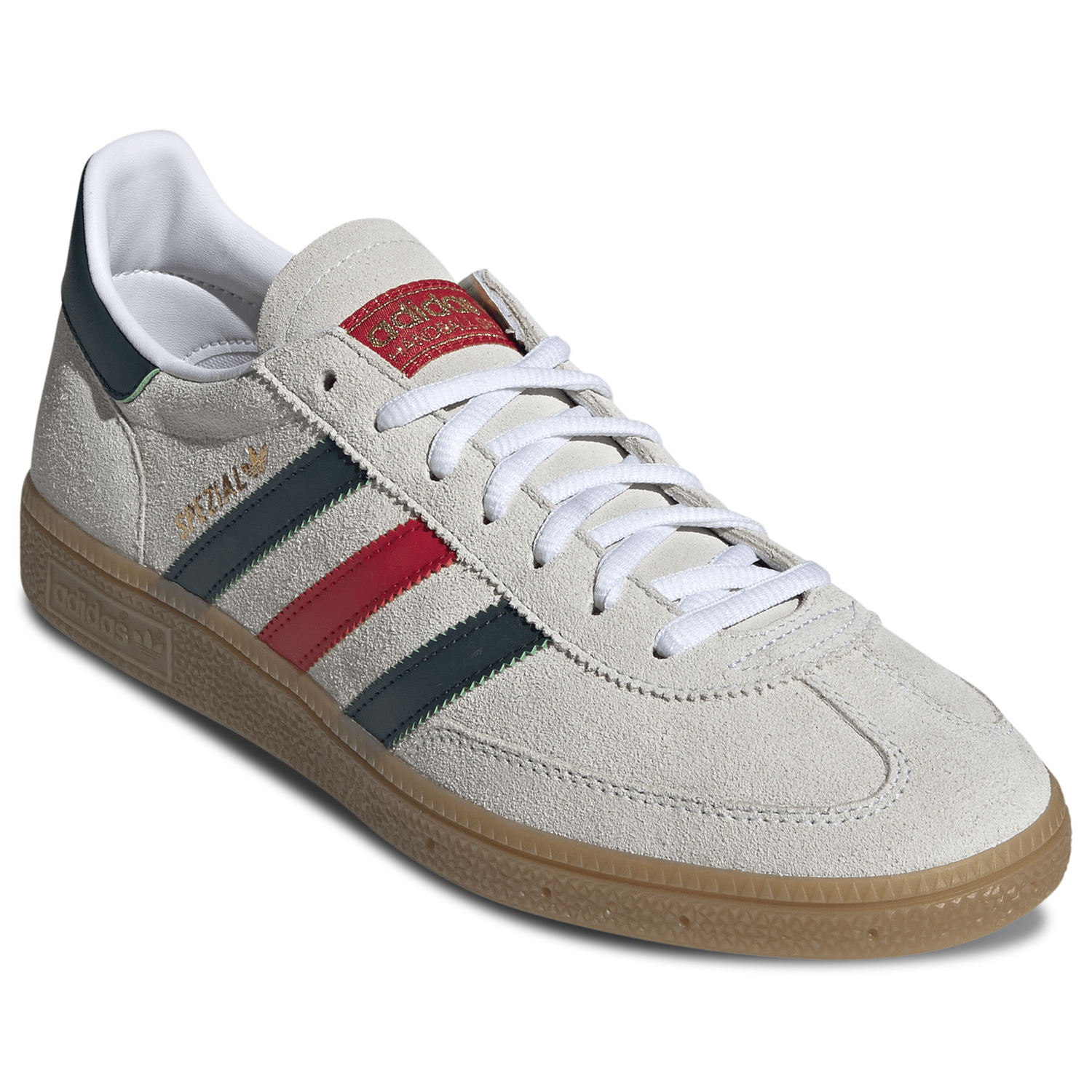 adidas Mexico Handball Spezial - Men's - White/Aurora Ivy/Better Scarlet