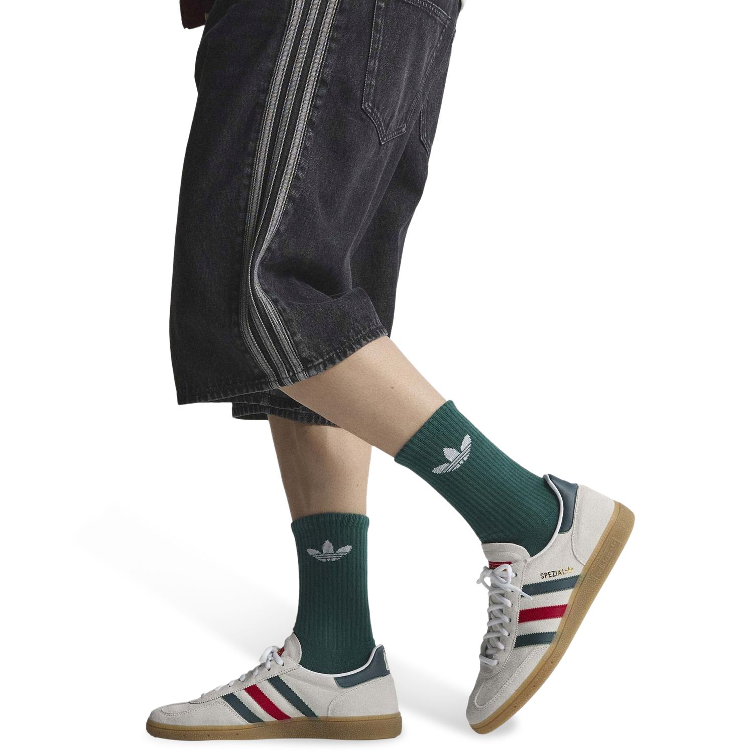 adidas Mexico Handball Spezial - Men's - White/Aurora Ivy/Better Scarlet
