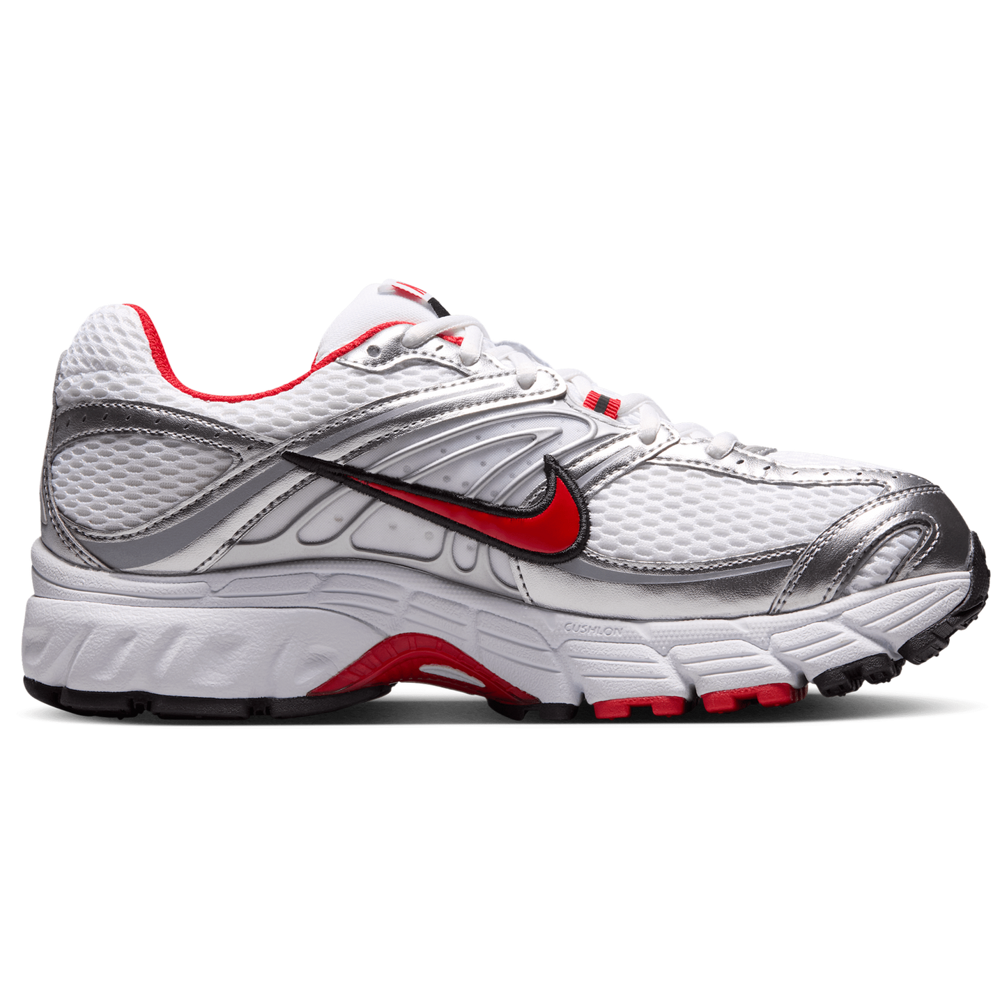 Nike Air Max Moto 2K - Women's - White/Univ Red/Mtlc Silver